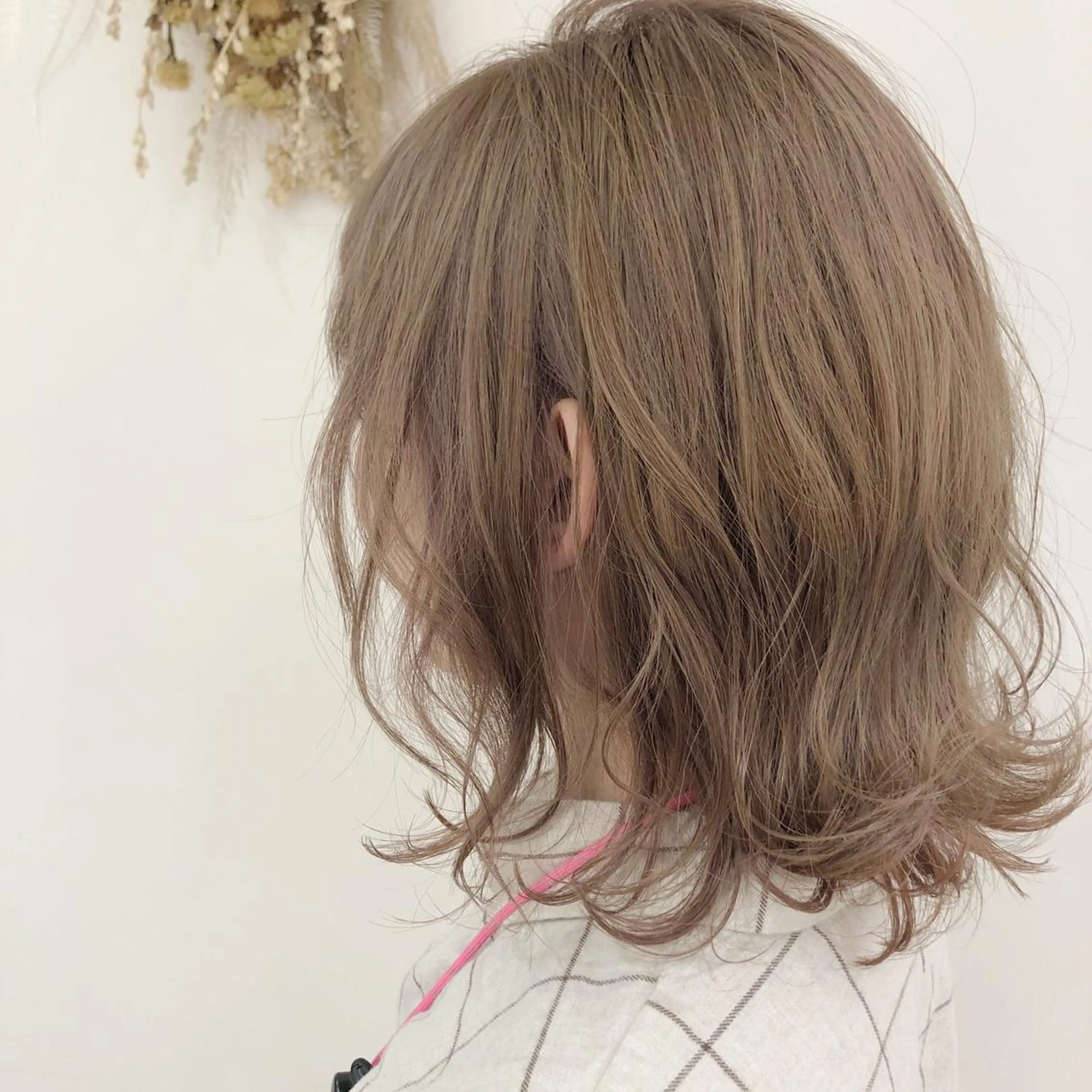 ミディアム カラー ヘアカラー トリートメント 【髪質改善】 梅田　聡のヘアスタイル