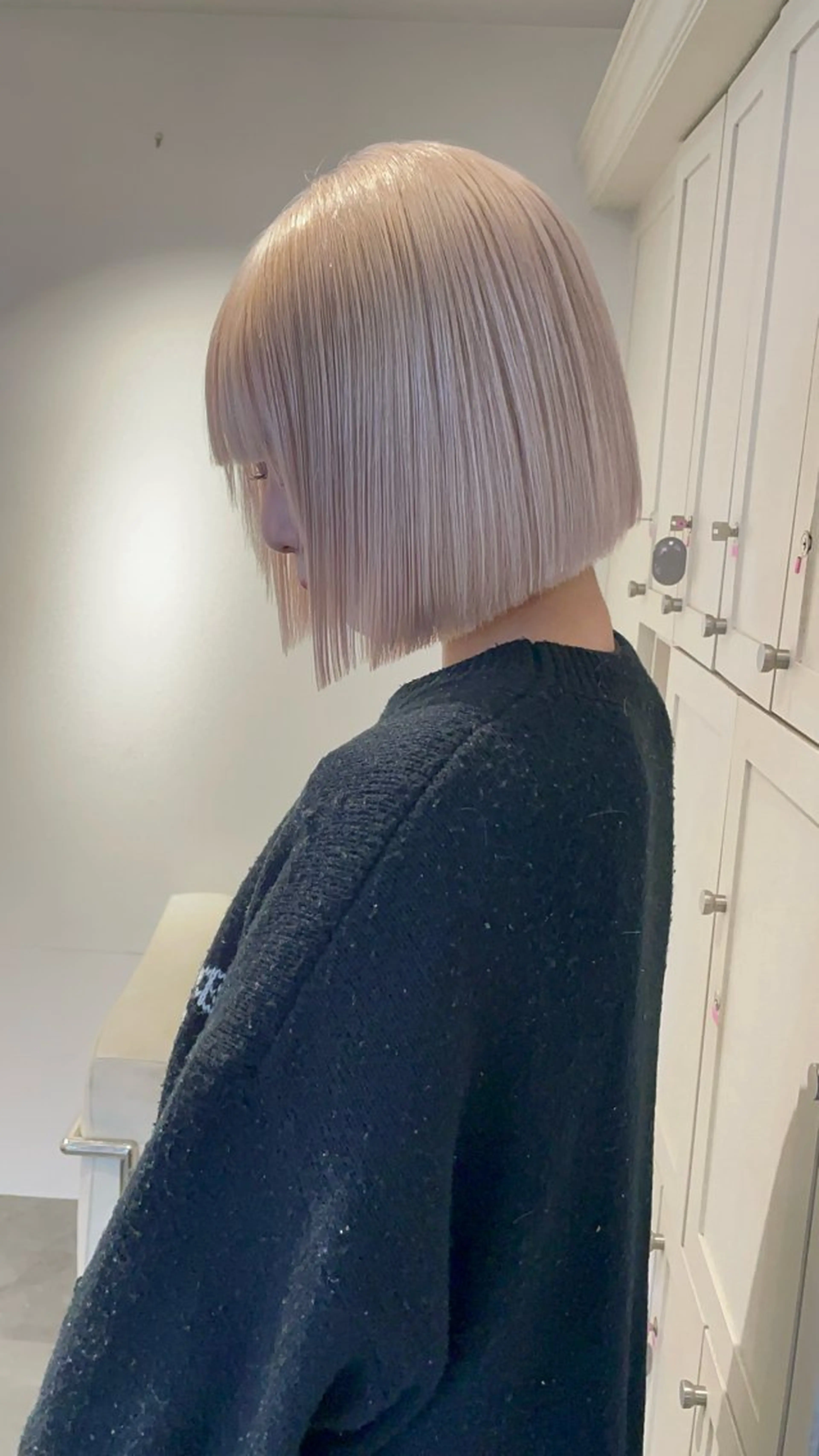 ショート ボブ ikiRu ﾊｲﾄｰﾝ/渋谷のヘアスタイル