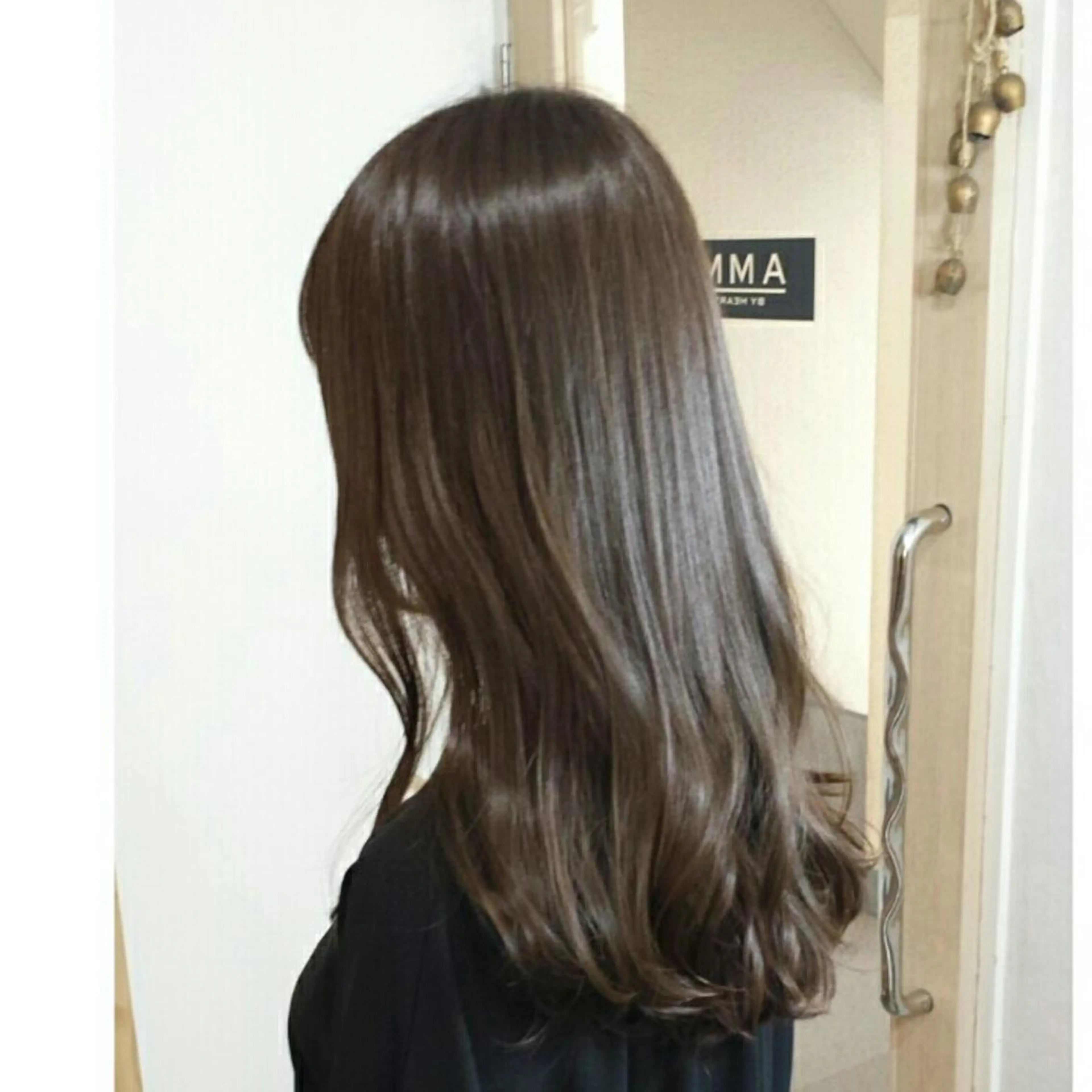 ロング カラー アッシュ ダークアッシュ 🔳髪質改善🔳 岡本陽のヘアスタイル