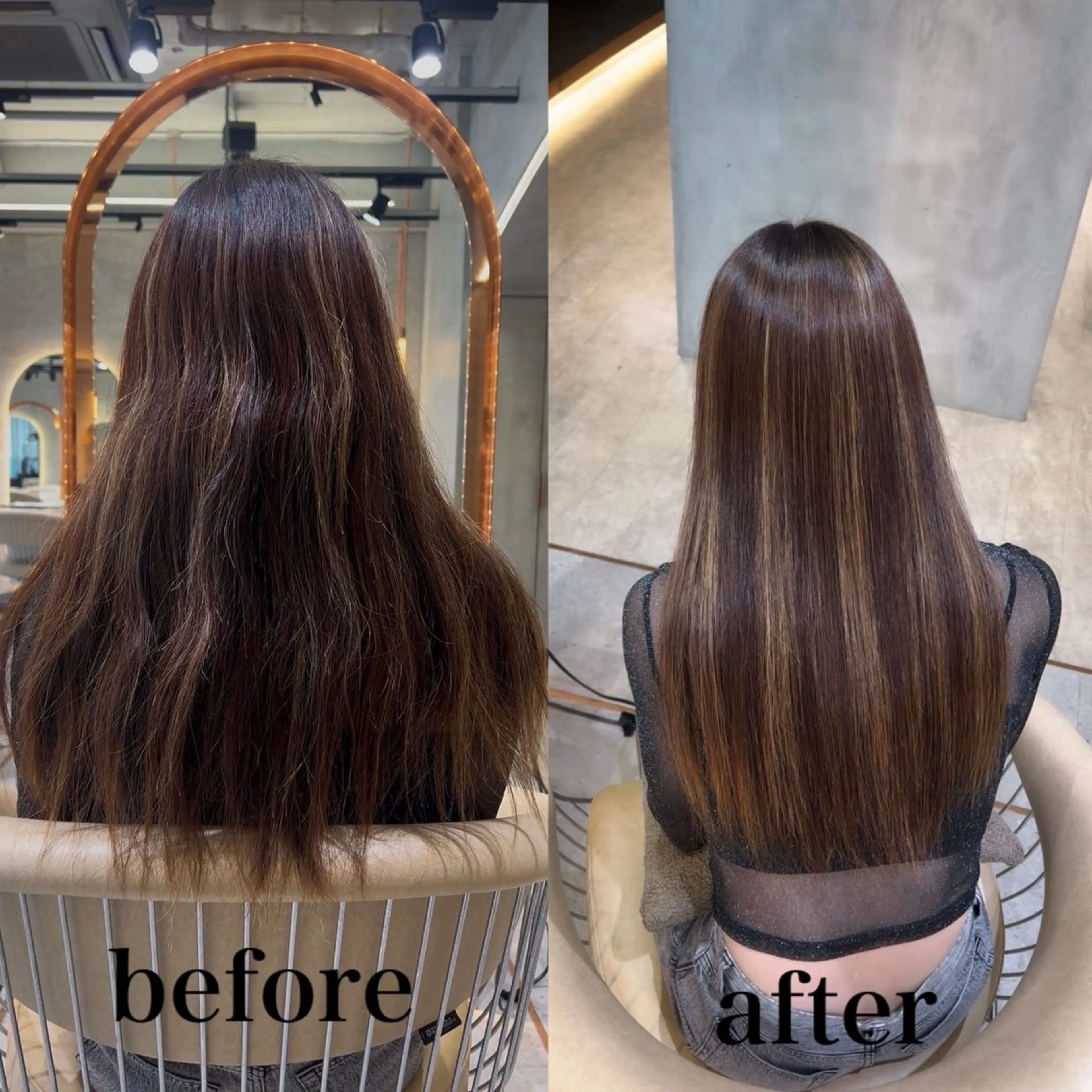 ロング 縮毛矯正 似合わせパーマ/ボ ブ/ショートかずやのヘアスタイル