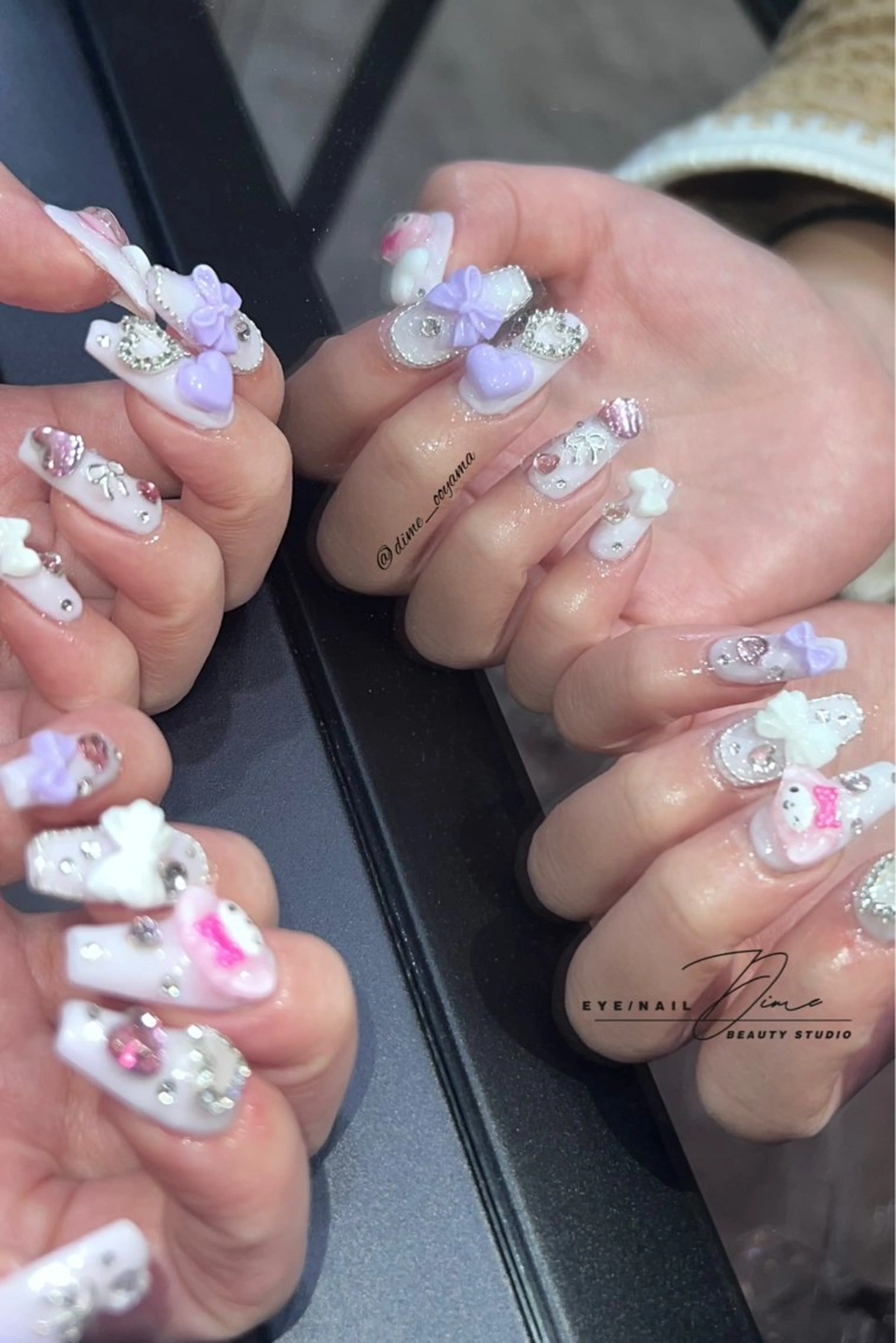 ネイル 持ち込み DIME OOYAMAのネイルデザイン