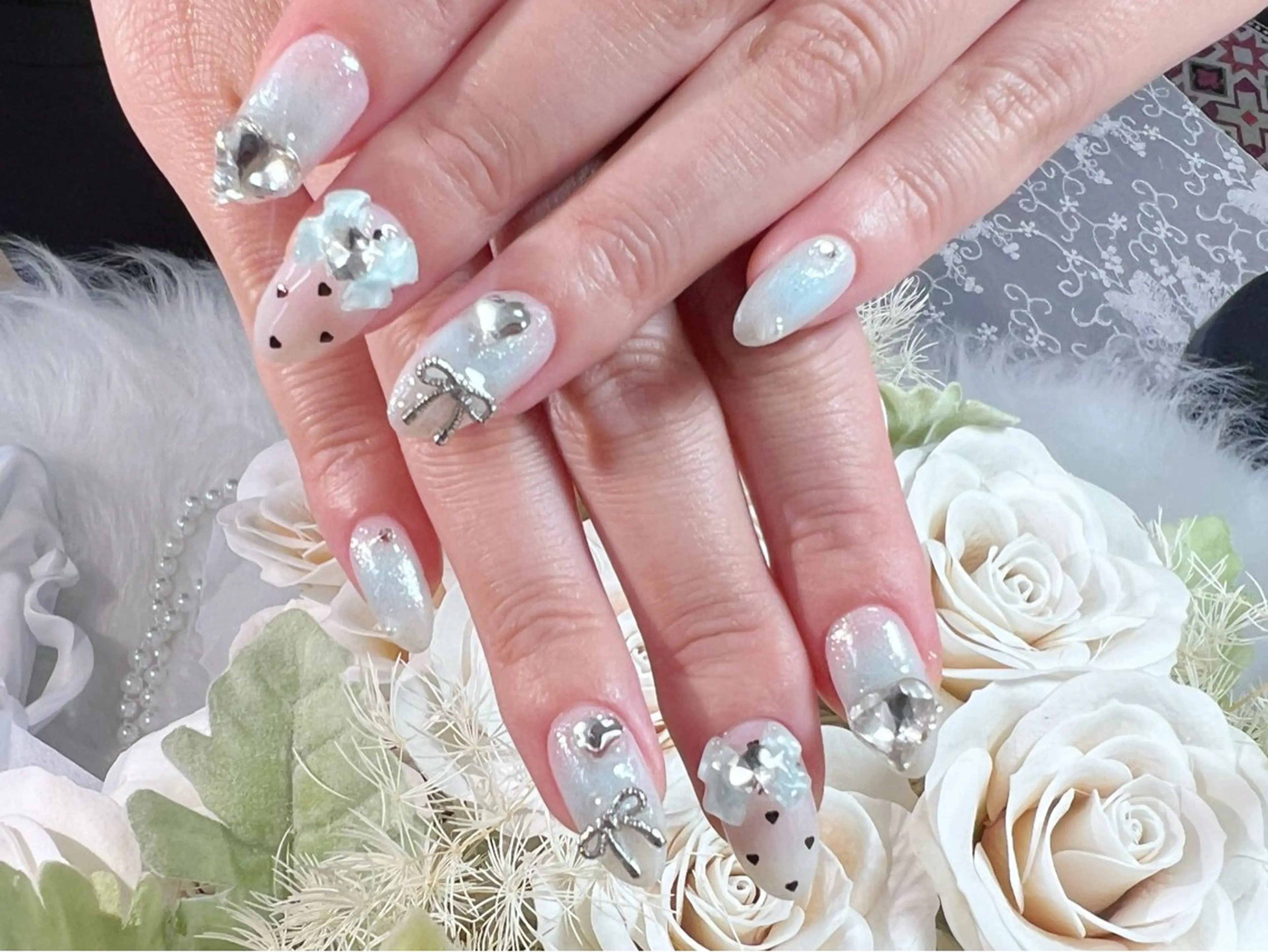ネイル ロングネイル 持ち込み スカルプネイル ワンホンネイル ハンドネイル Painty nailのネイルデザイン