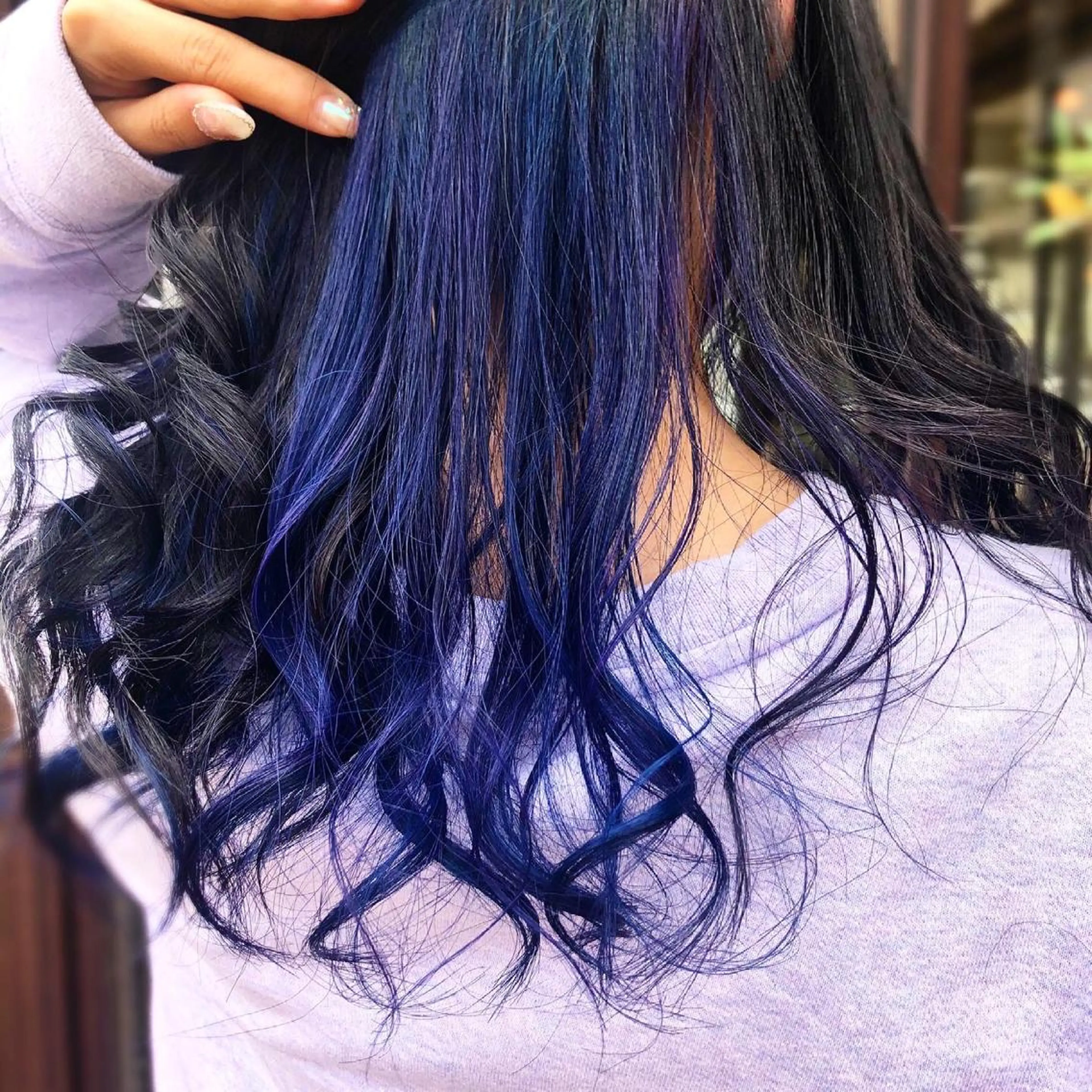 セミロング カット ヘアカラー エクステ EARTH長岡 🌼渡辺まい🌼のヘアスタイル