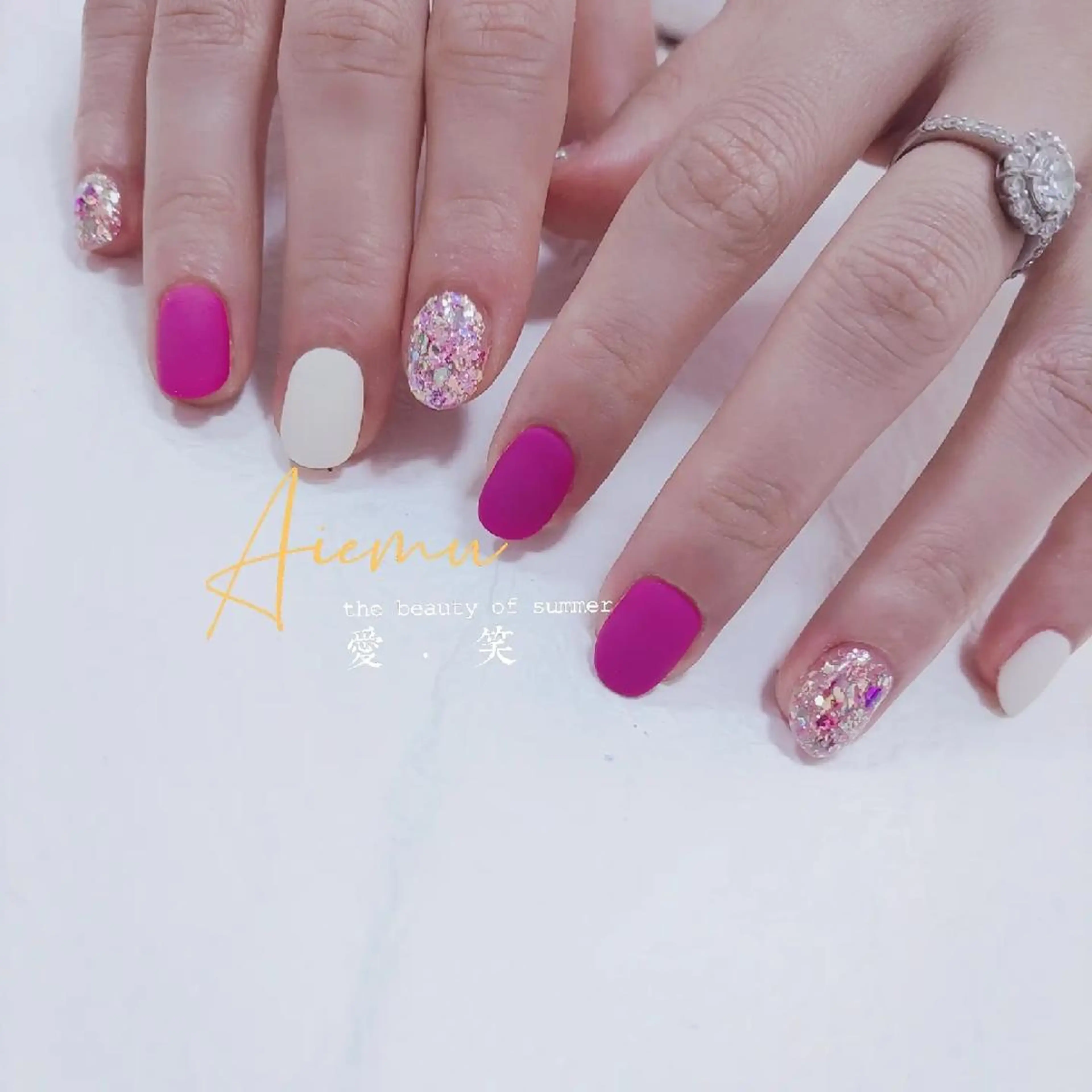 カラー ネイル 横浜市中区曙町 E·U·Bネイルのネイルデザイン