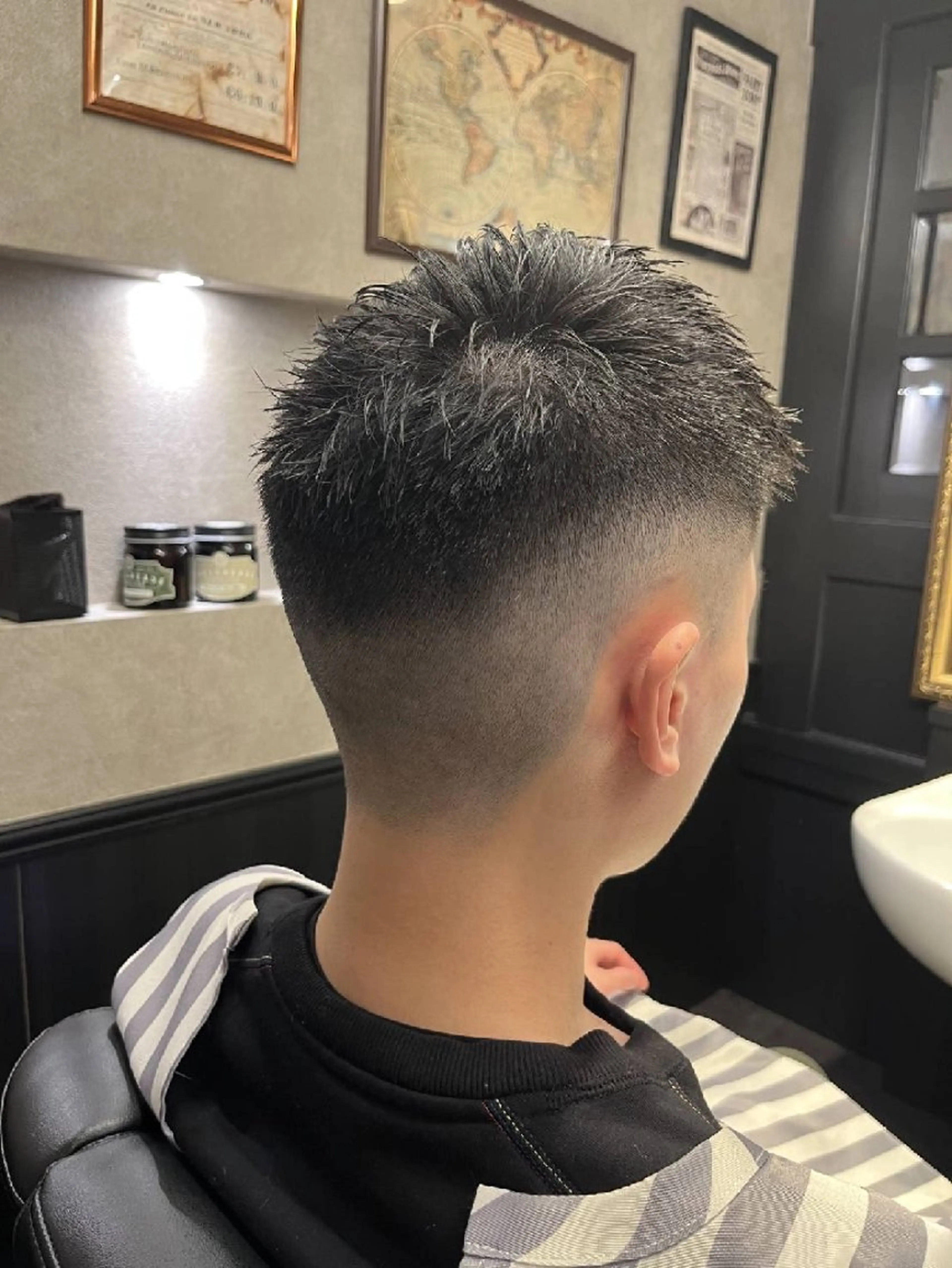 メンズ フェードカット 神原 朋瑛のヘアスタイル