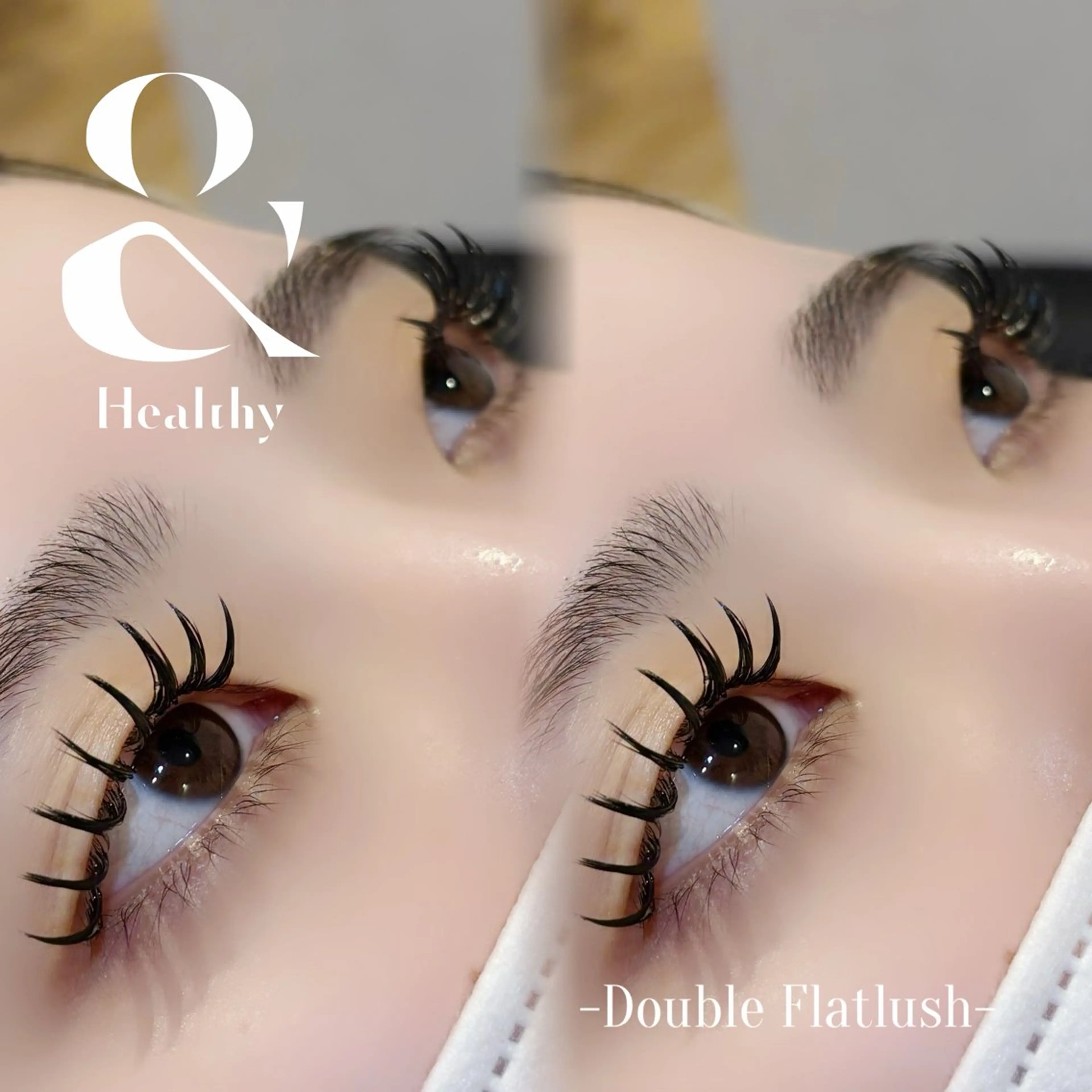 マツエク・マツパ フラットラッシュ ナチュラル マツエク Bianca 名駅店 飯田のマツエク・マツパデザイン