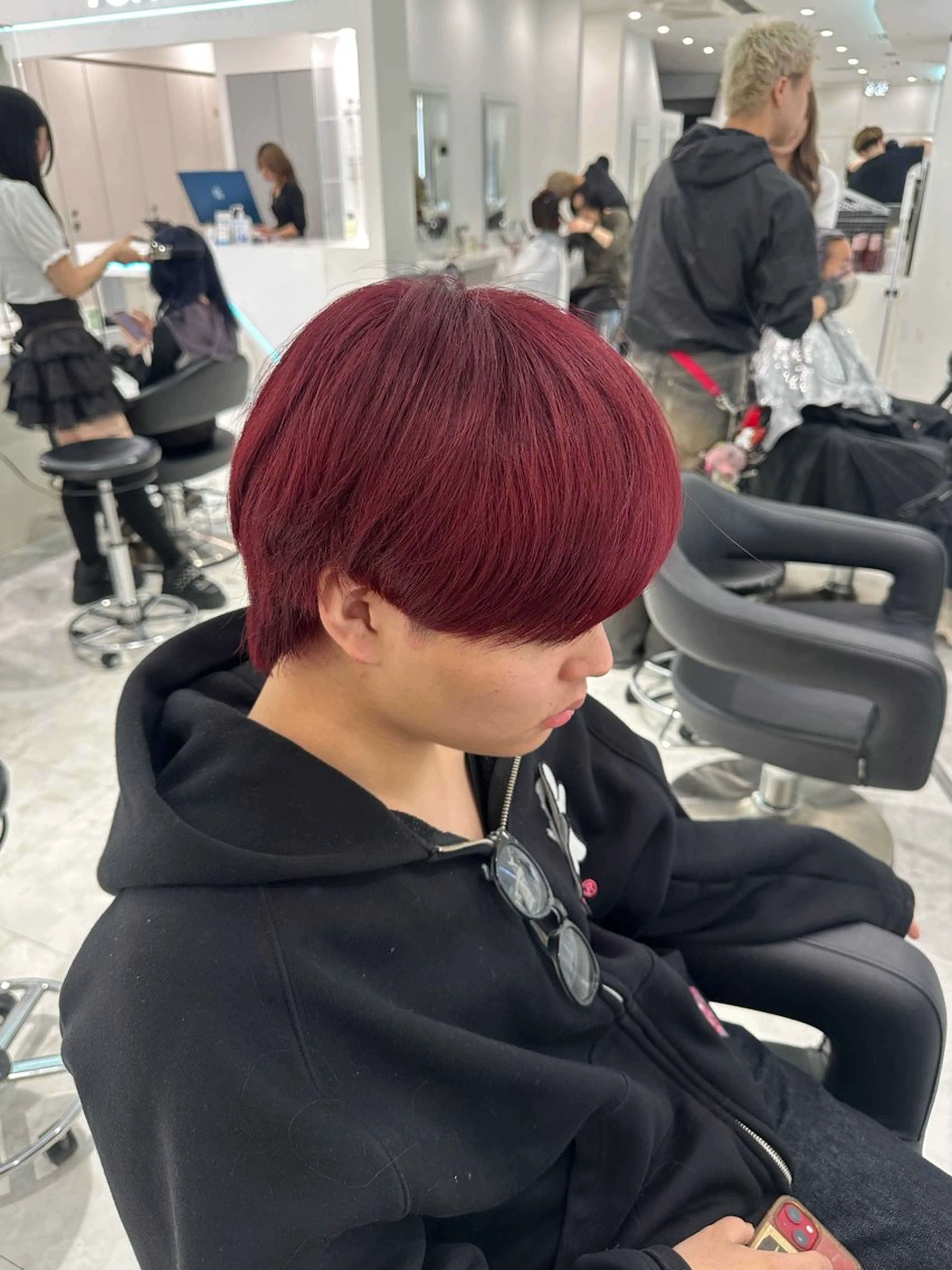 ショート カラー メンズ カット ヘアカラー トリートメント ヘッドスパ 🐺韓国風メンズ特化 あさひ🐺のヘアスタイル