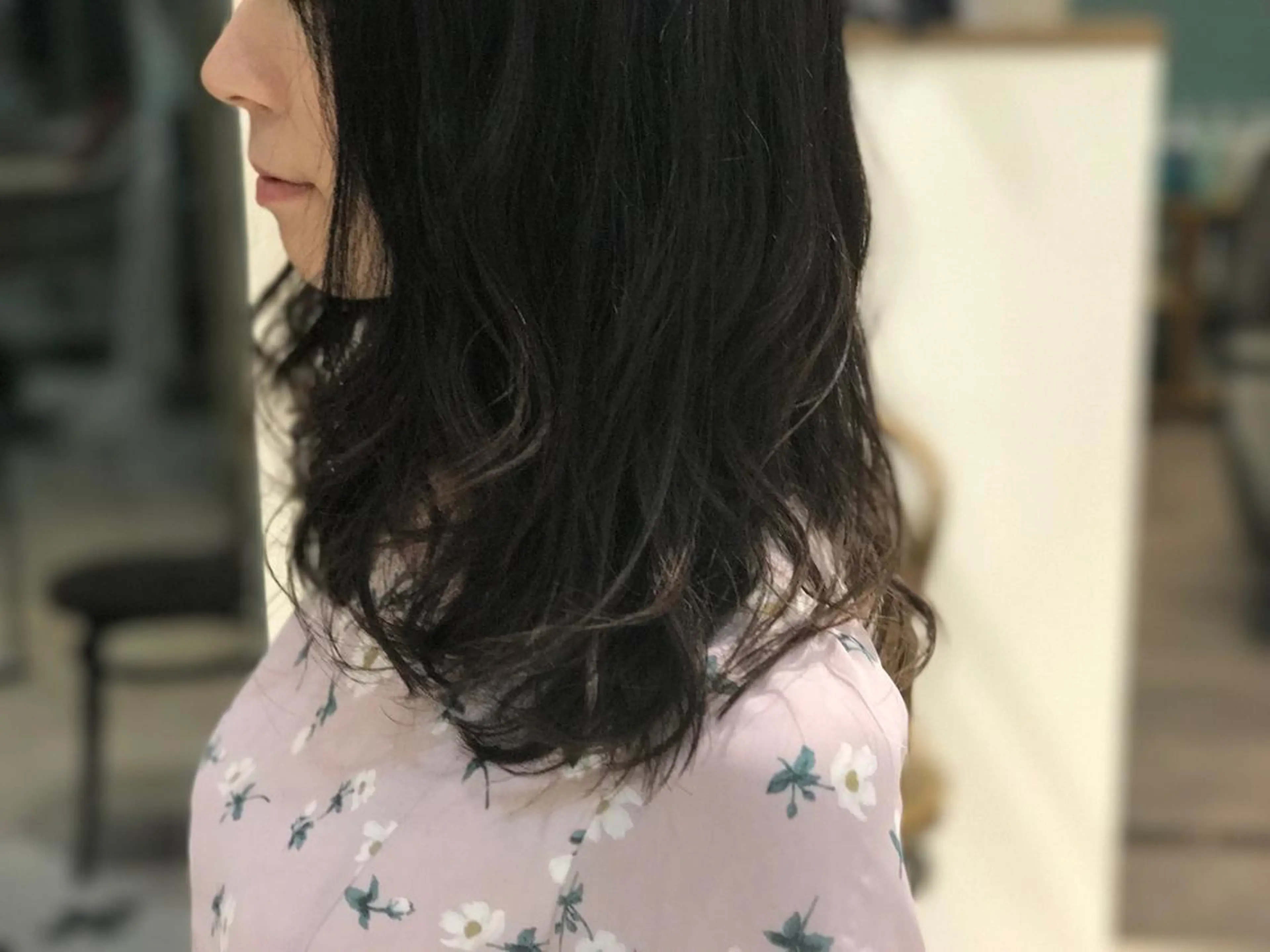 ミディアム パーマ ミディアムパーマ カット パーマ ジェム　ラ　プレゼンス所属・横山 ひかりのヘアスタイル