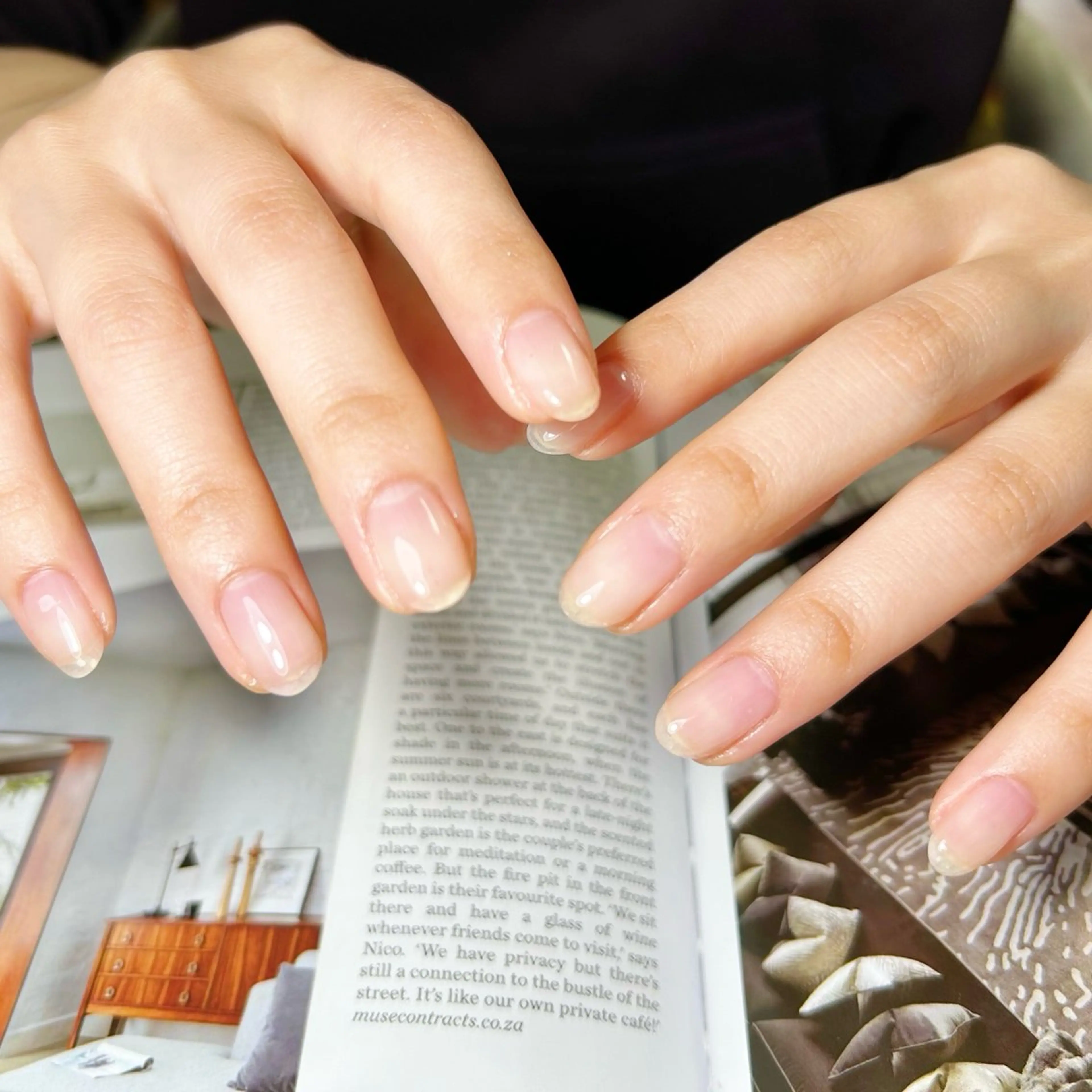 ネイル クリアネイル Lofinails ちひろのネイルデザイン