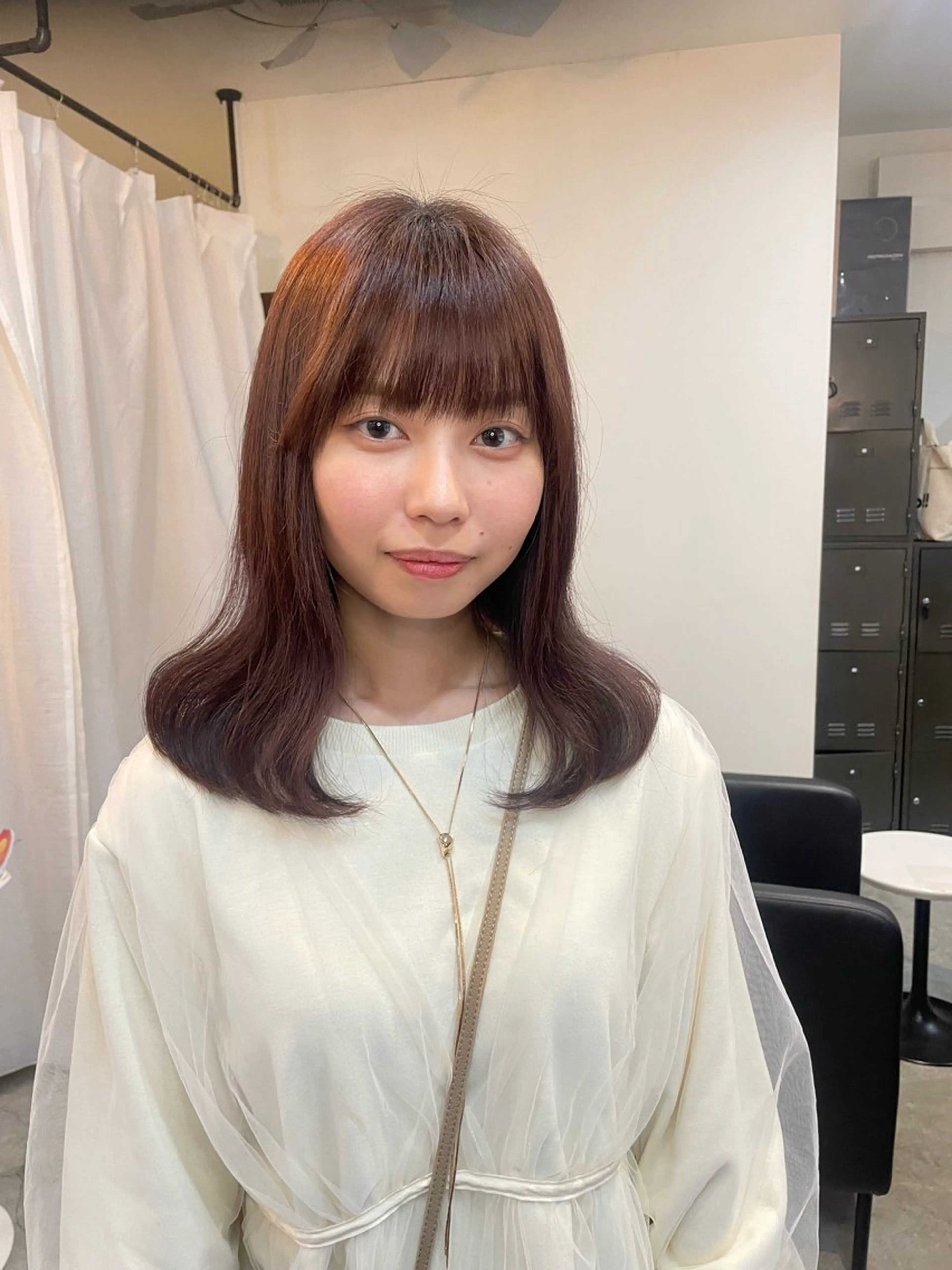 ミディアム 顔周りカット 🎀サヤカ🎀のヘアスタイル