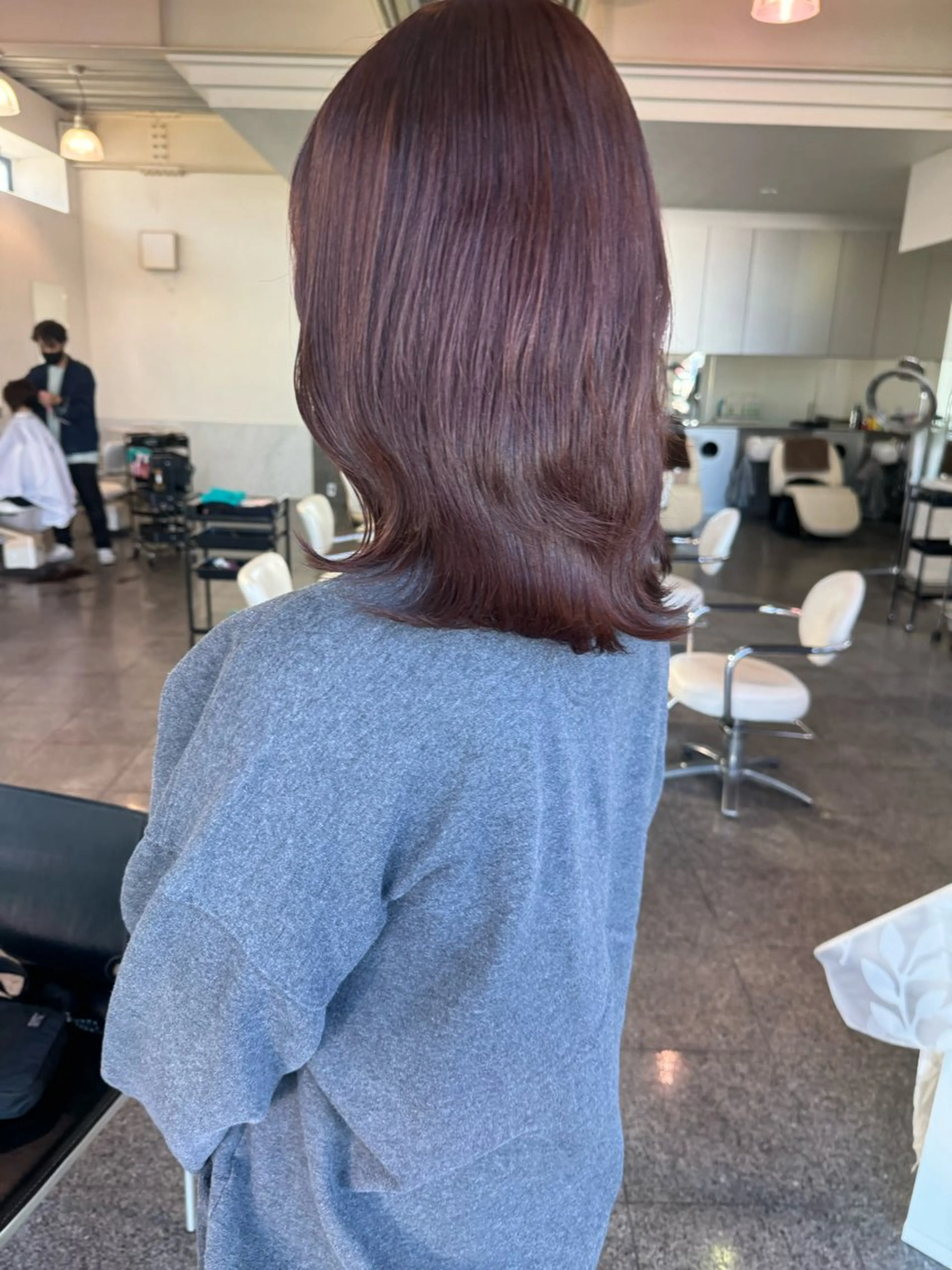 セミロング カラー 🫧ヒシダアキ taboo.i🫧のヘアスタイル