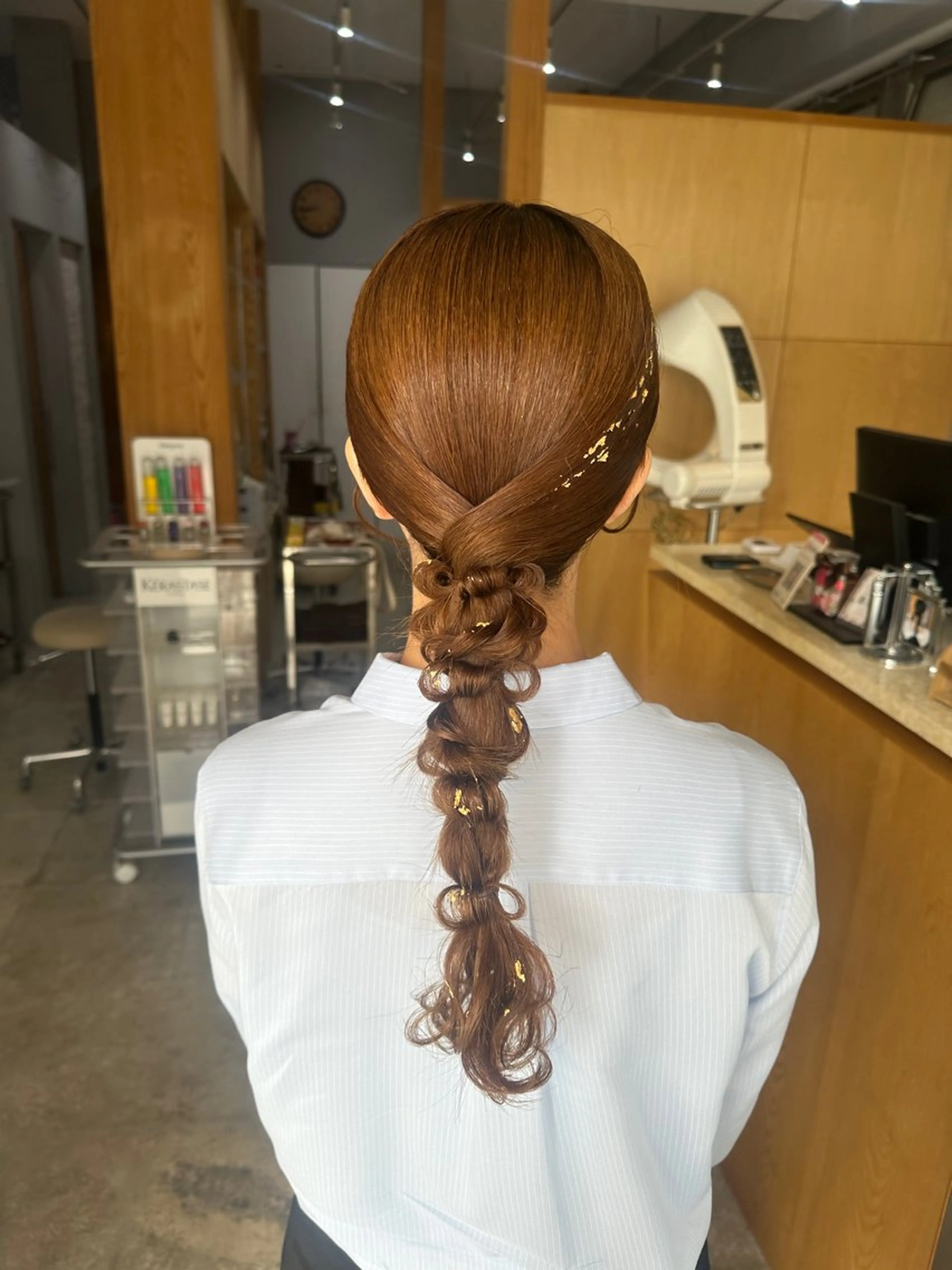 ミディアム ヘアセット miloc MOMOKAのヘアスタイル