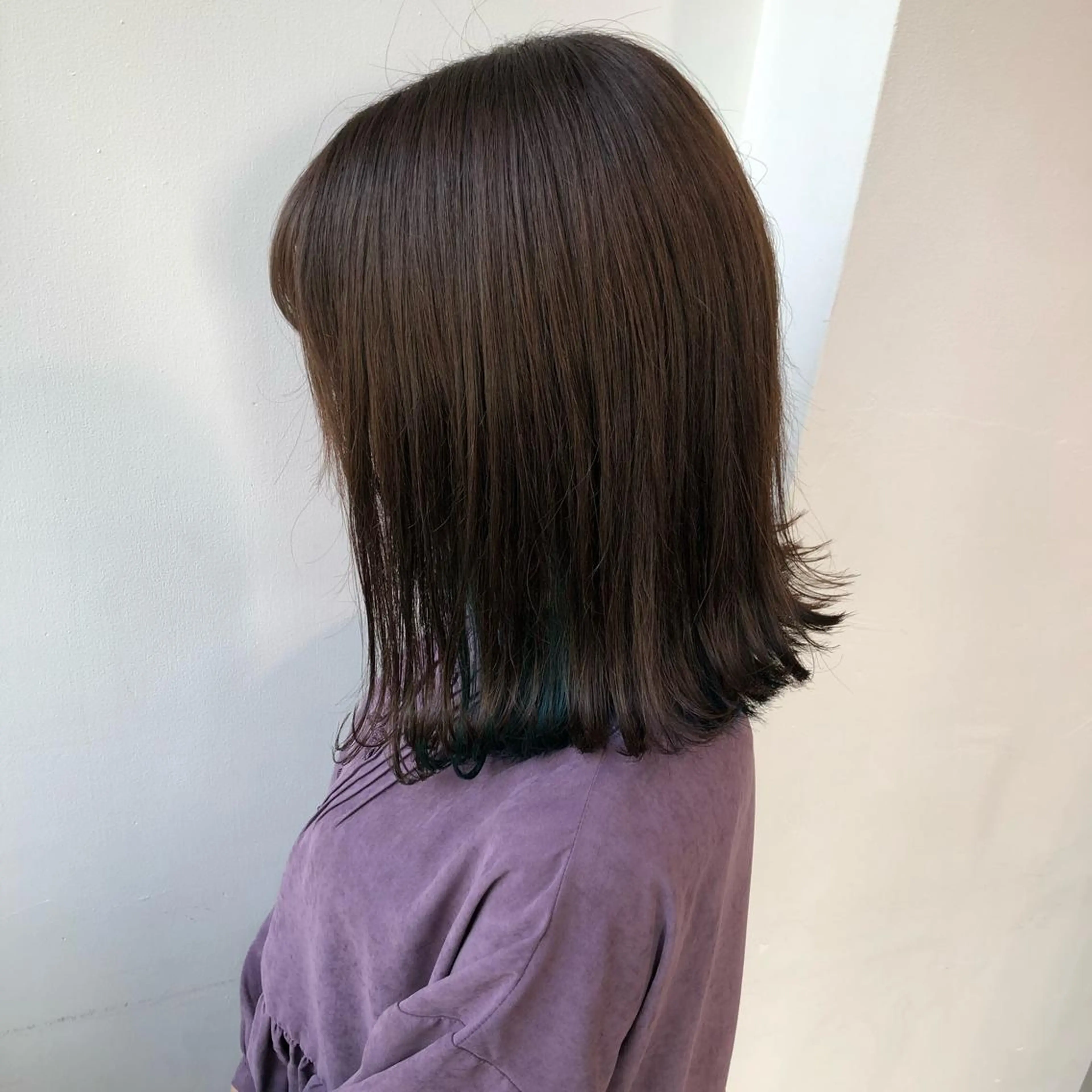 ミディアム カラー GO TODAY SHAIRE SALON原宿vita店舗所属・💖ブリーチなし透明 感💖ASAHIのヘアスタイル