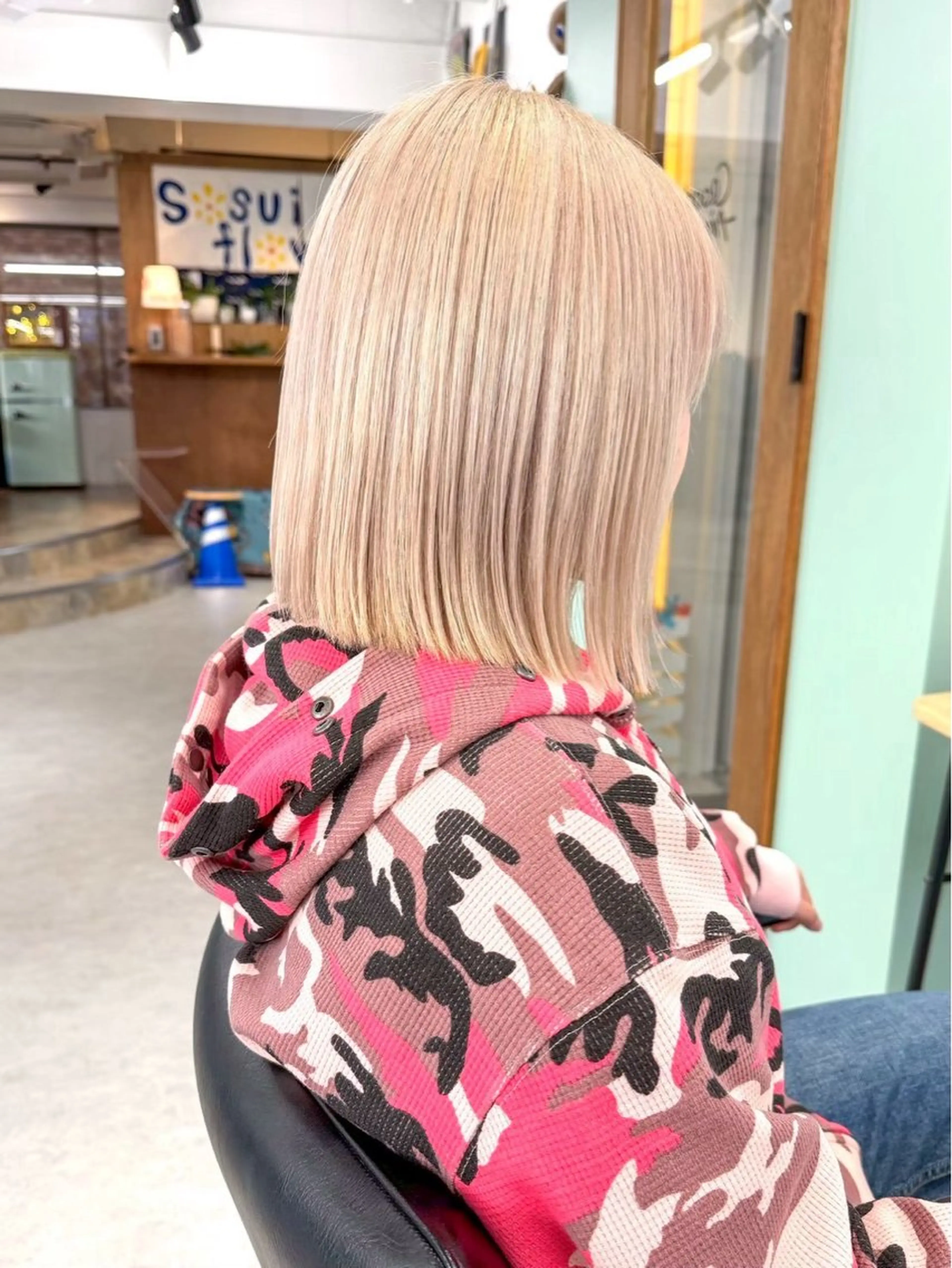 ショート カット ヘアカラー トリートメント Hug👩🏼‍🦱 ハイトーンボブ特化のヘアスタイル