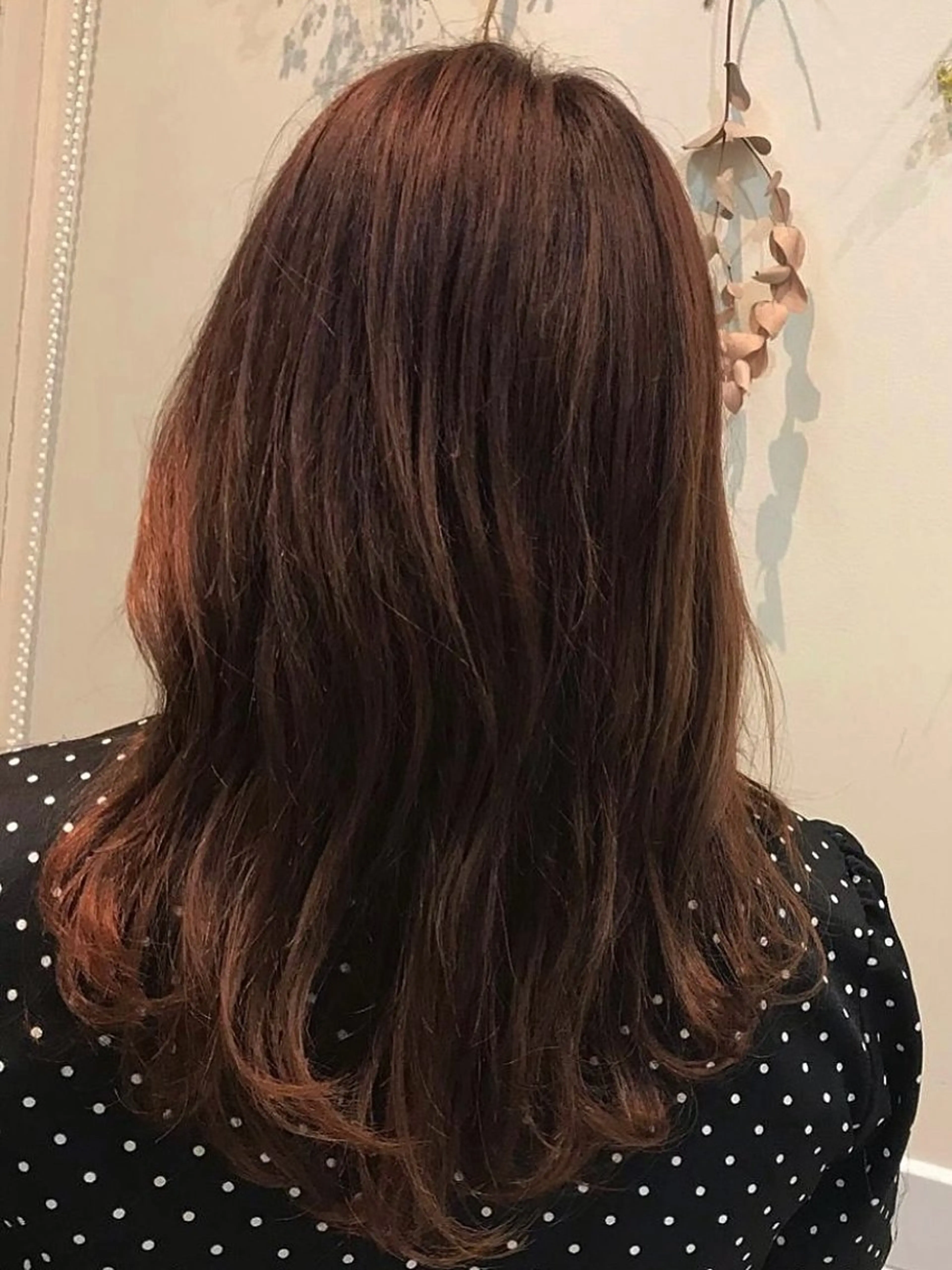 ロング カラー ヘアカラー トリートメント Ore🫧タナカマヤ /柔らかい質感カラーのヘアスタイル