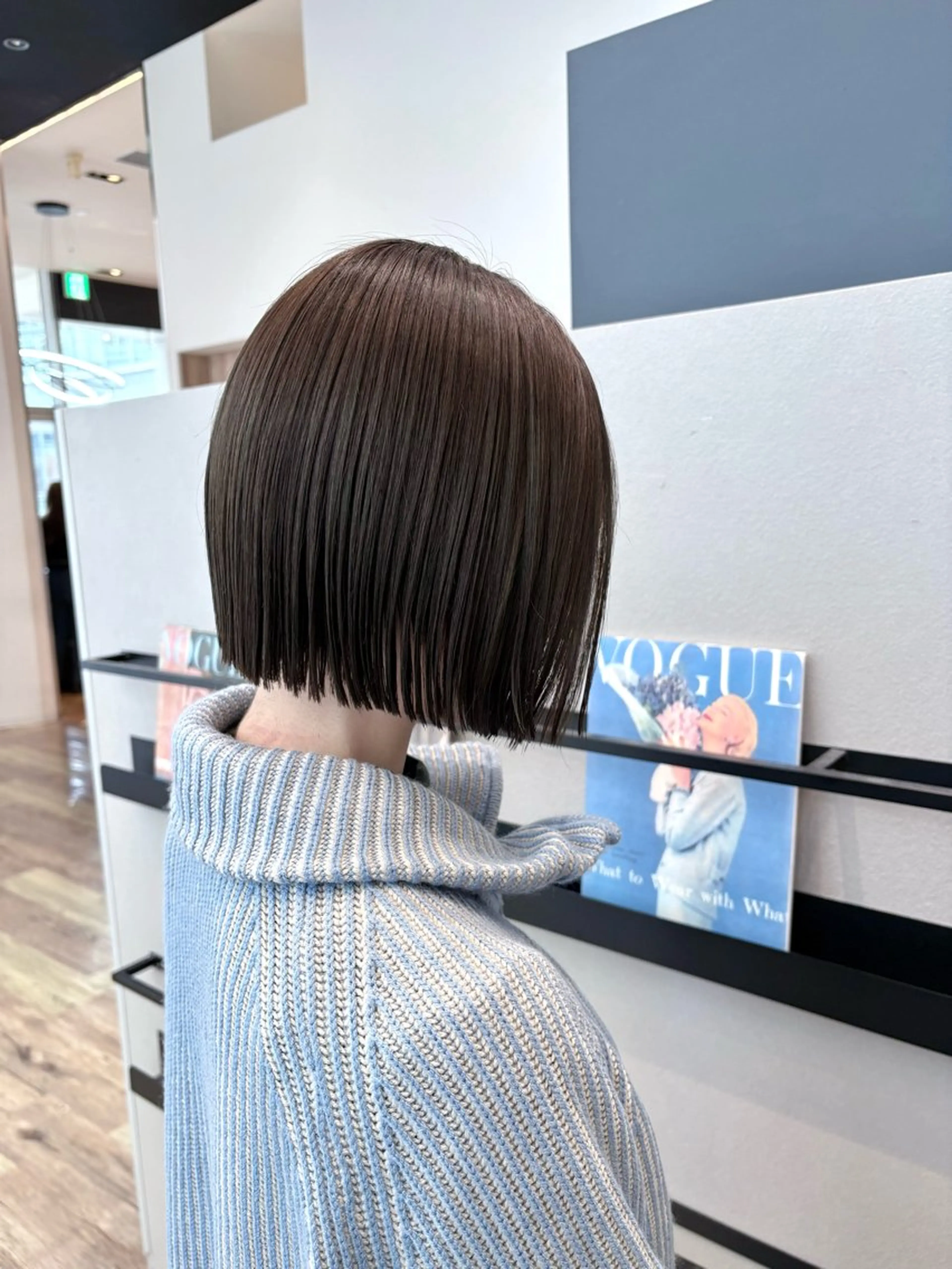 ショート カラー グレージュ ボブ カット ヘアカラー 透明感カラー/ レイヤーkotonoのヘアスタイル