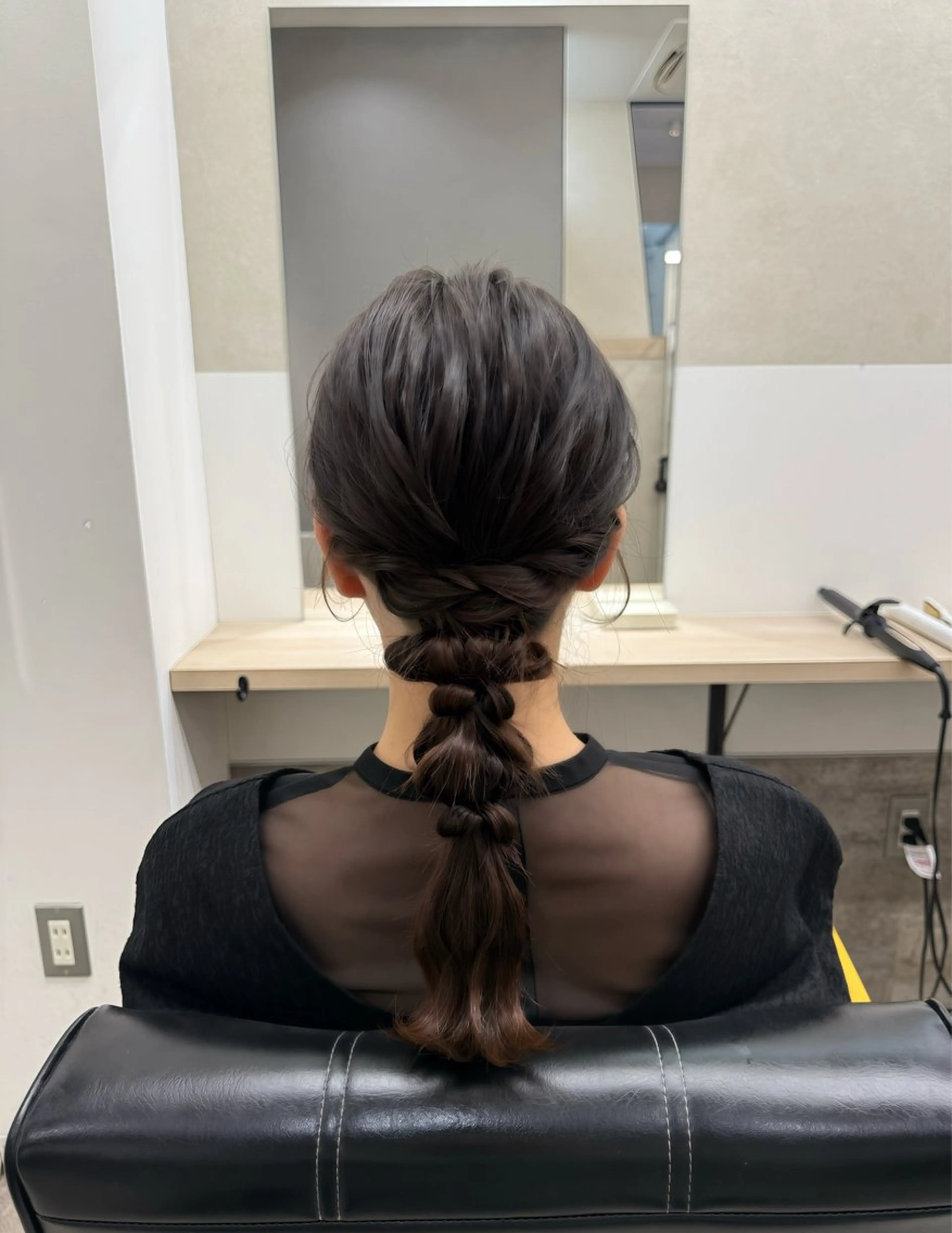 セミロング ヘアセット GiseL 博多 ほのかのヘアスタイル