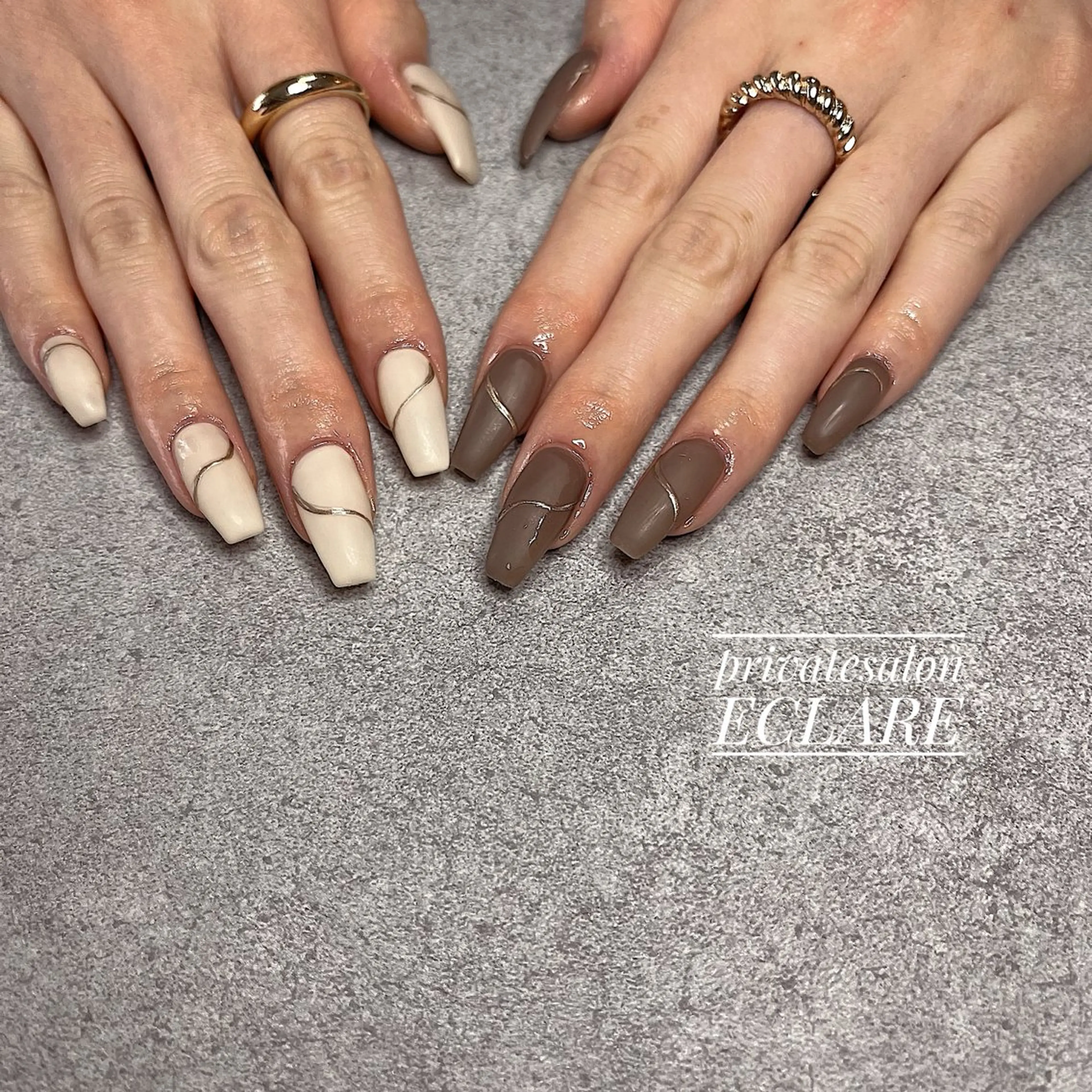 ネイル グラデーション ハート 韓国ネイル マグネットネイル ニュアンスネイル Nail Salon ECLAREのネイルデザイン