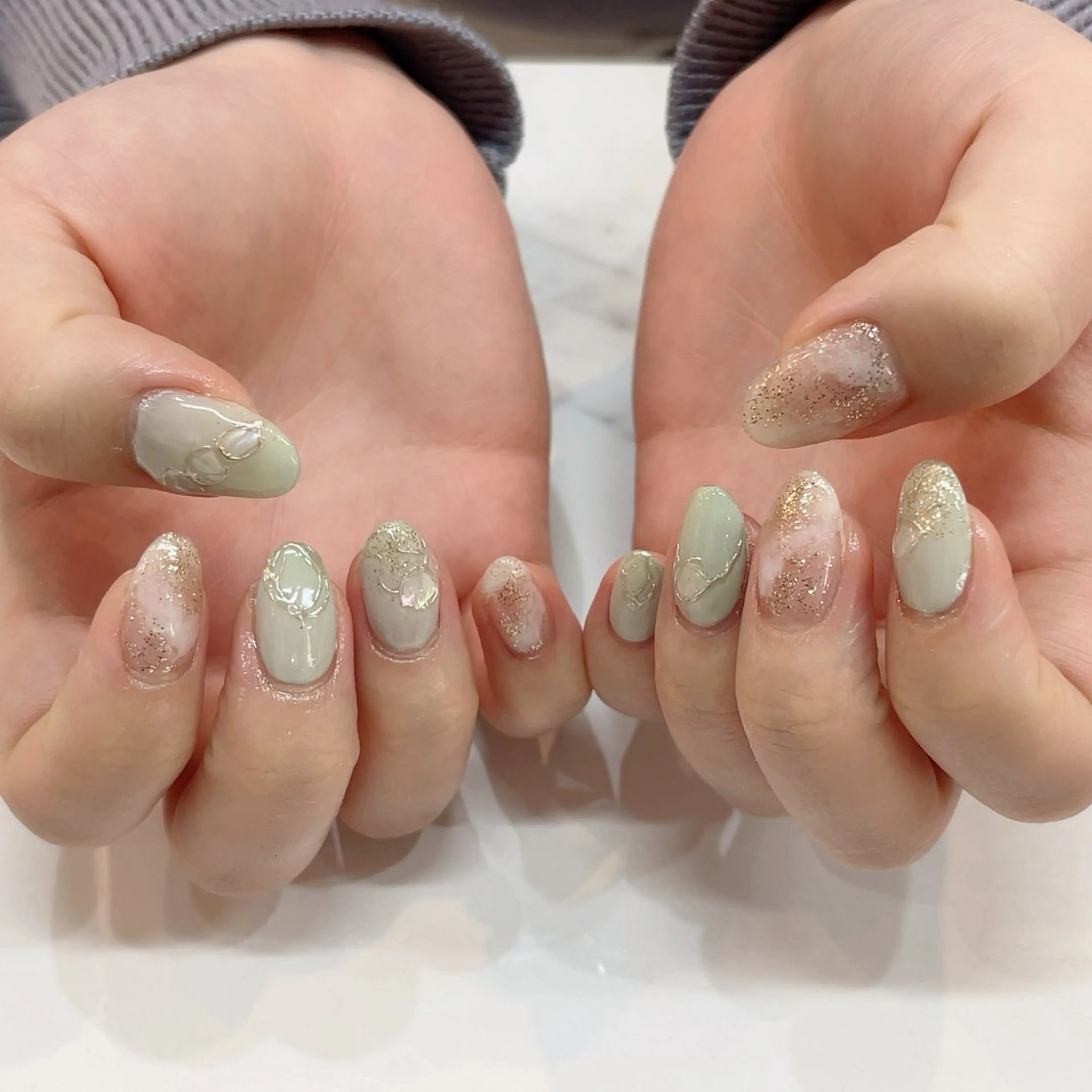 ネイル ハンドネイル ハンドケア LAZO所属・あおやぎ ゆきこのネイルデザイン