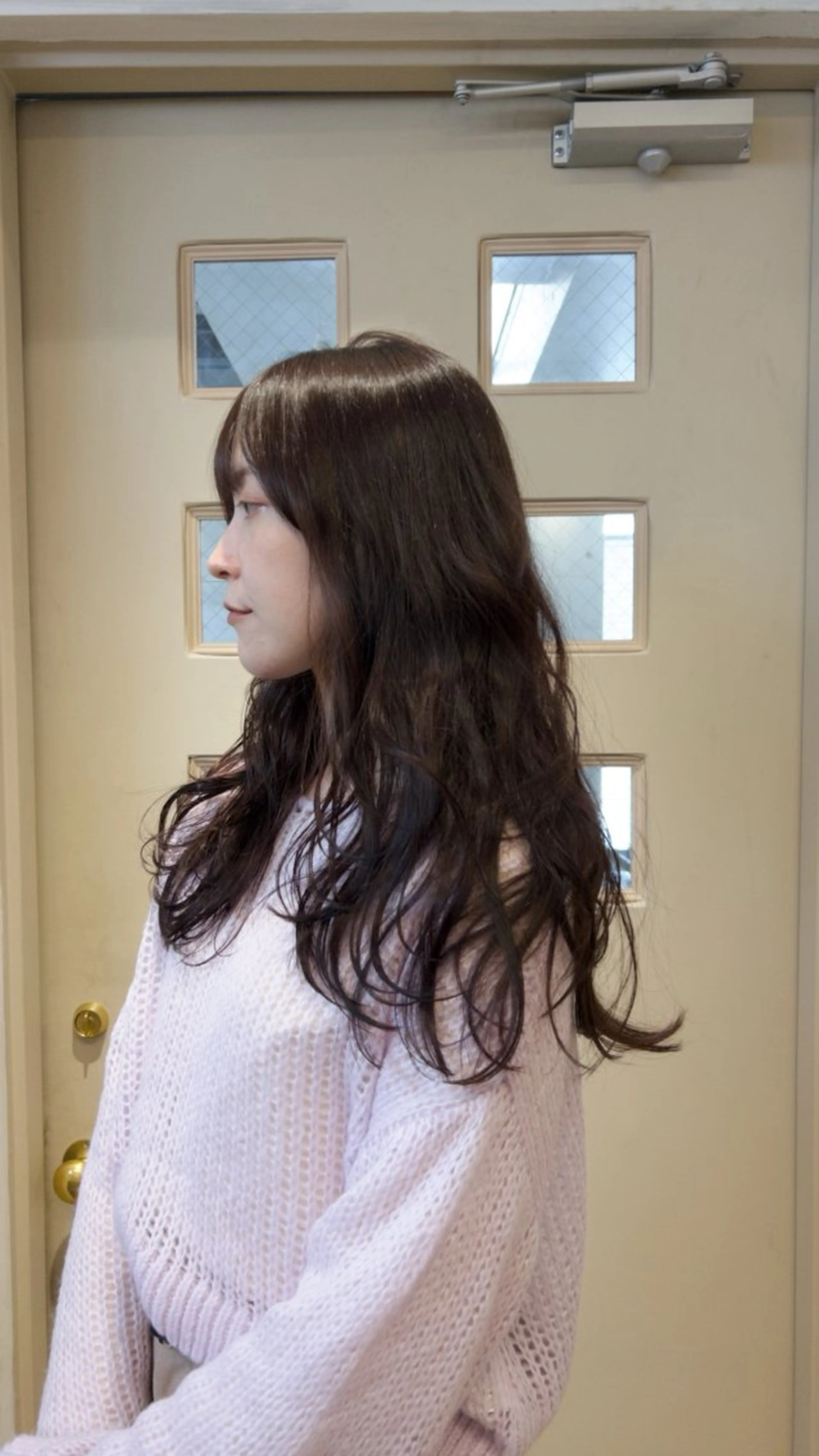 セミロング カラー カット ヘアカラー じゅわっと暖色カラー 🍊Moemiのヘアスタイル