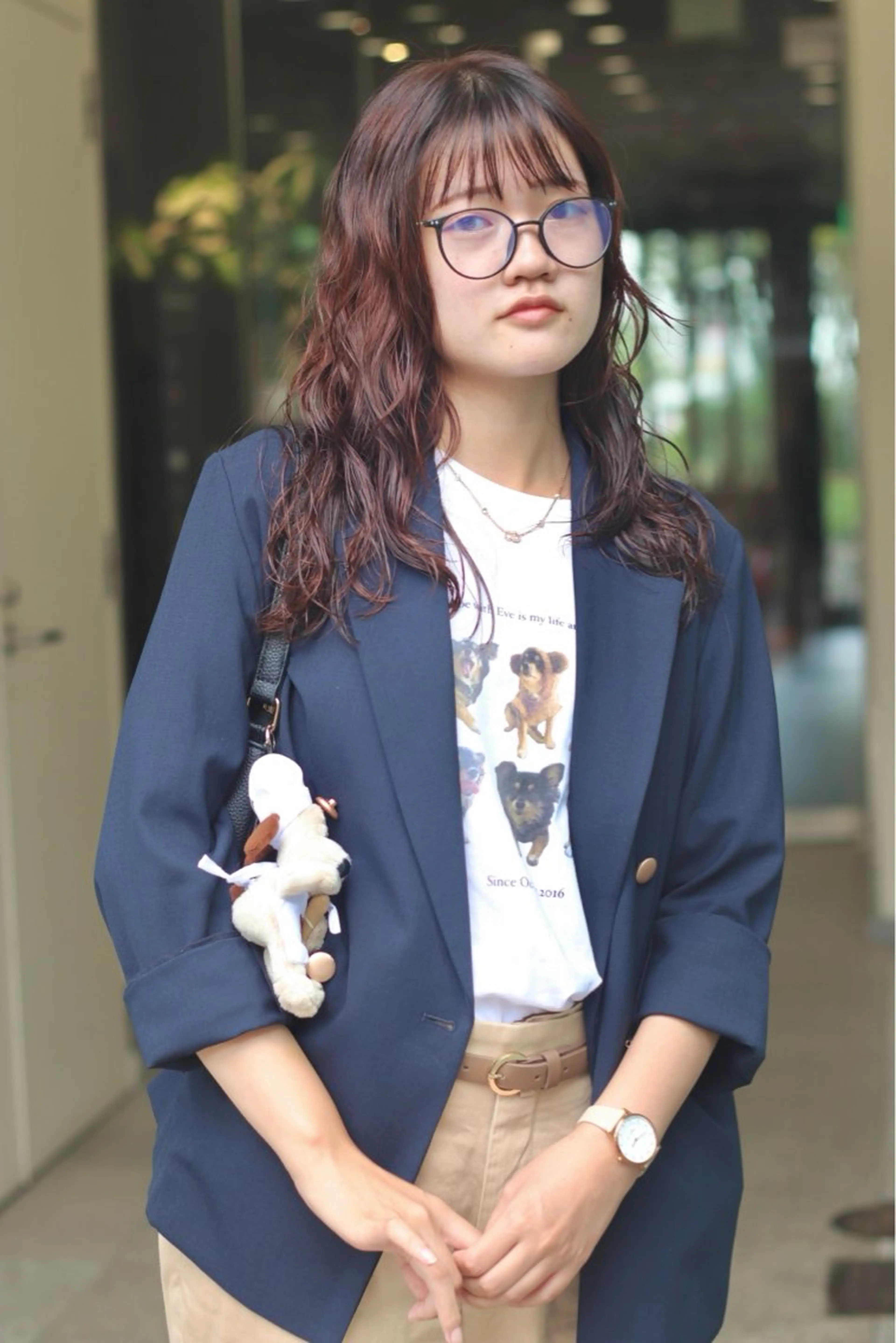 セミロング カラー パーマ セミロングパーマ joh/メンズ/ ブリーチ/矢場町のヘアスタイル