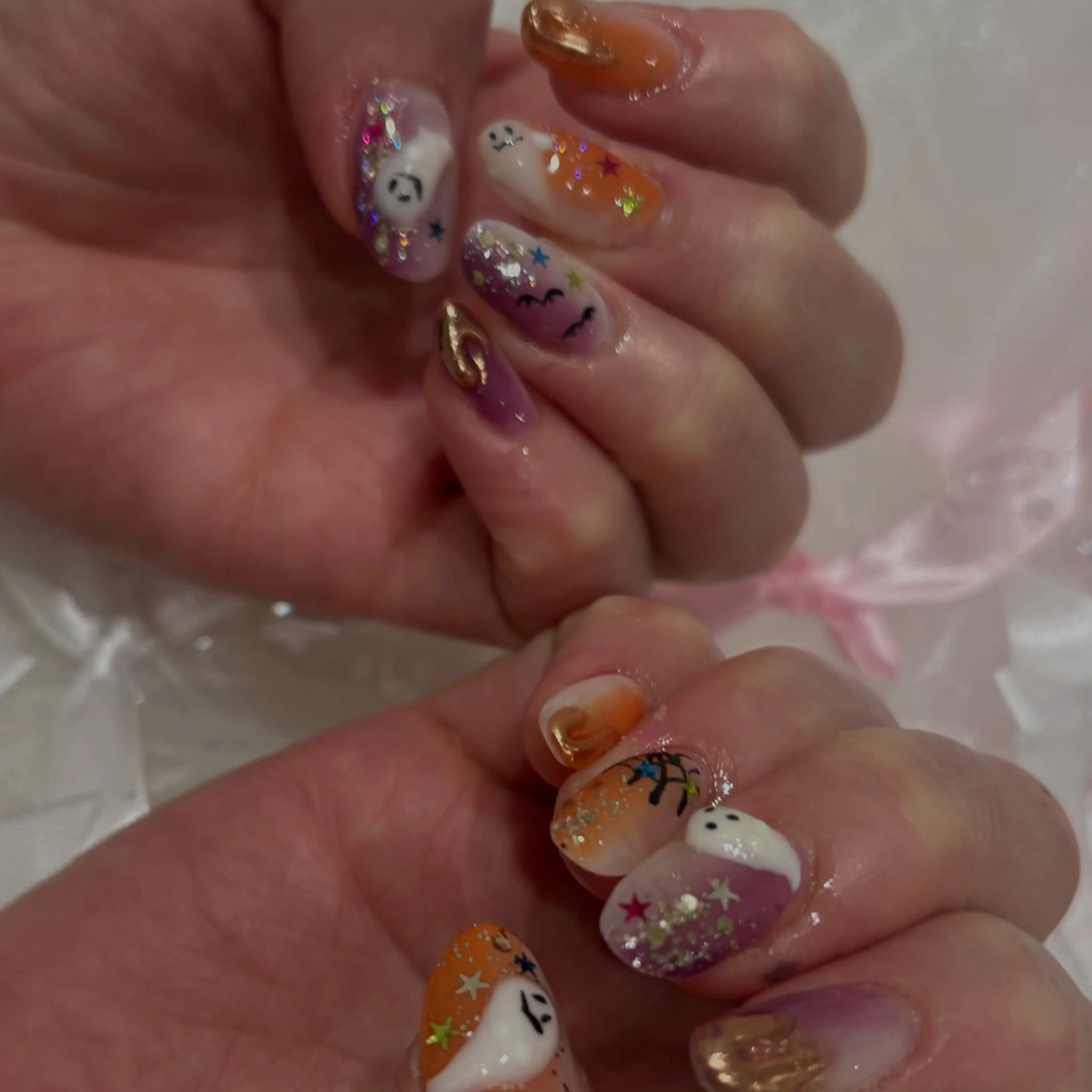 ネイル アートネイル 長さ出し フットネイル ハート キラキラネイル vante_aimi .パラジェル取扱店のネイルデザイン