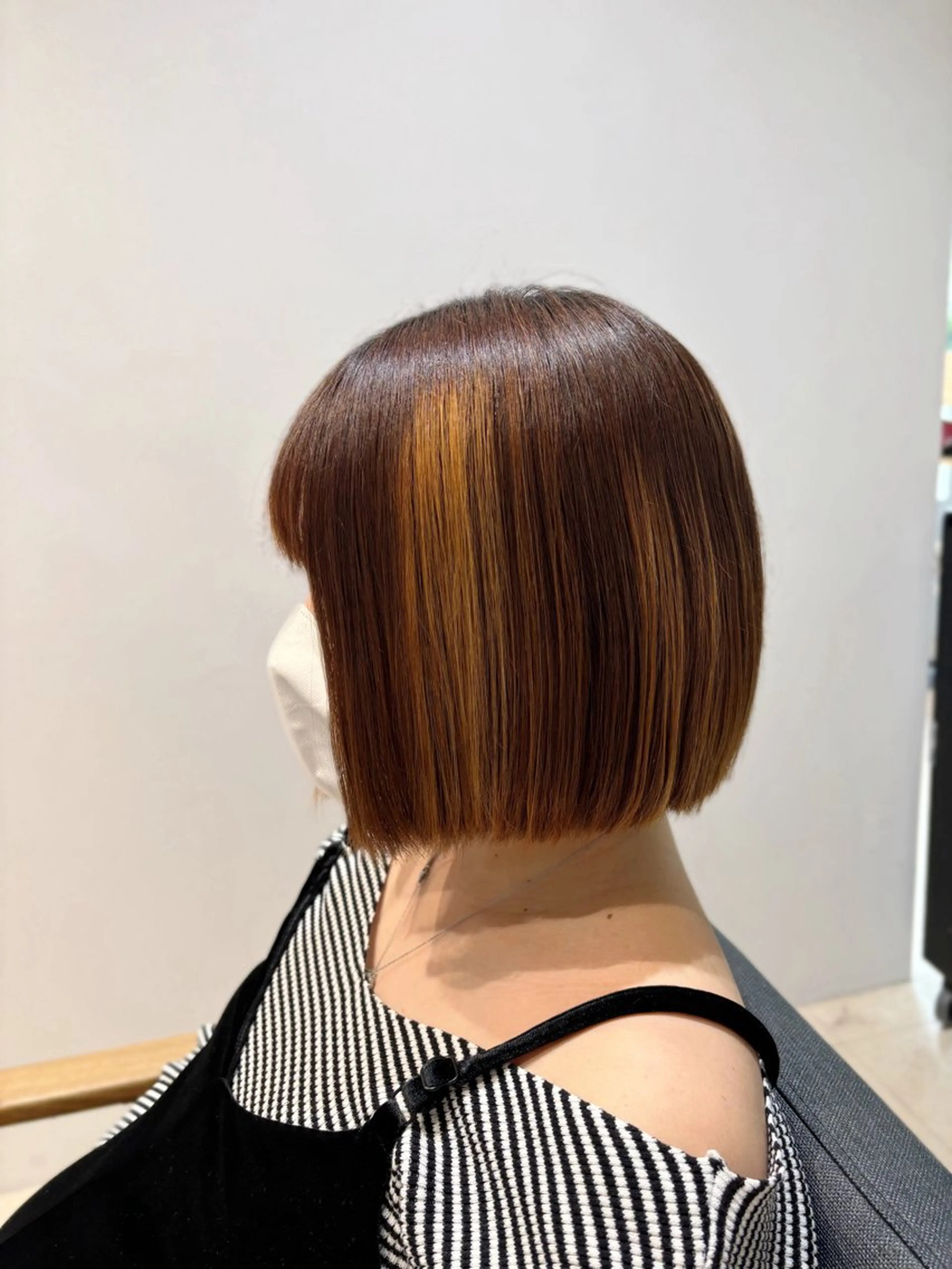 ミディアム ボブ 末吉 帆華 AMELY呉服町店のヘアスタイル