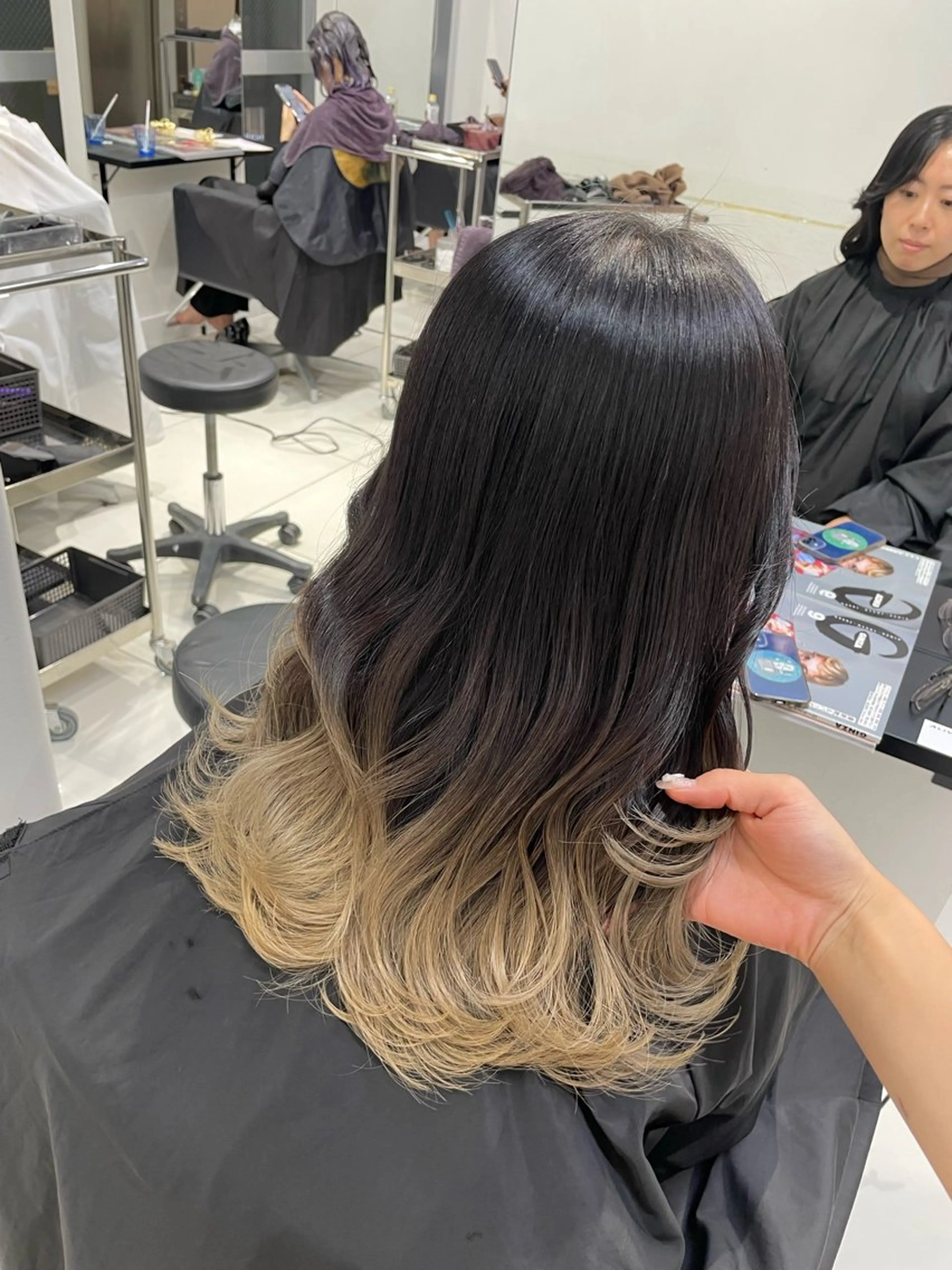 ロング 髪質改善 ロング kayo/ブリーチ モデル募集中✨のヘアスタイル