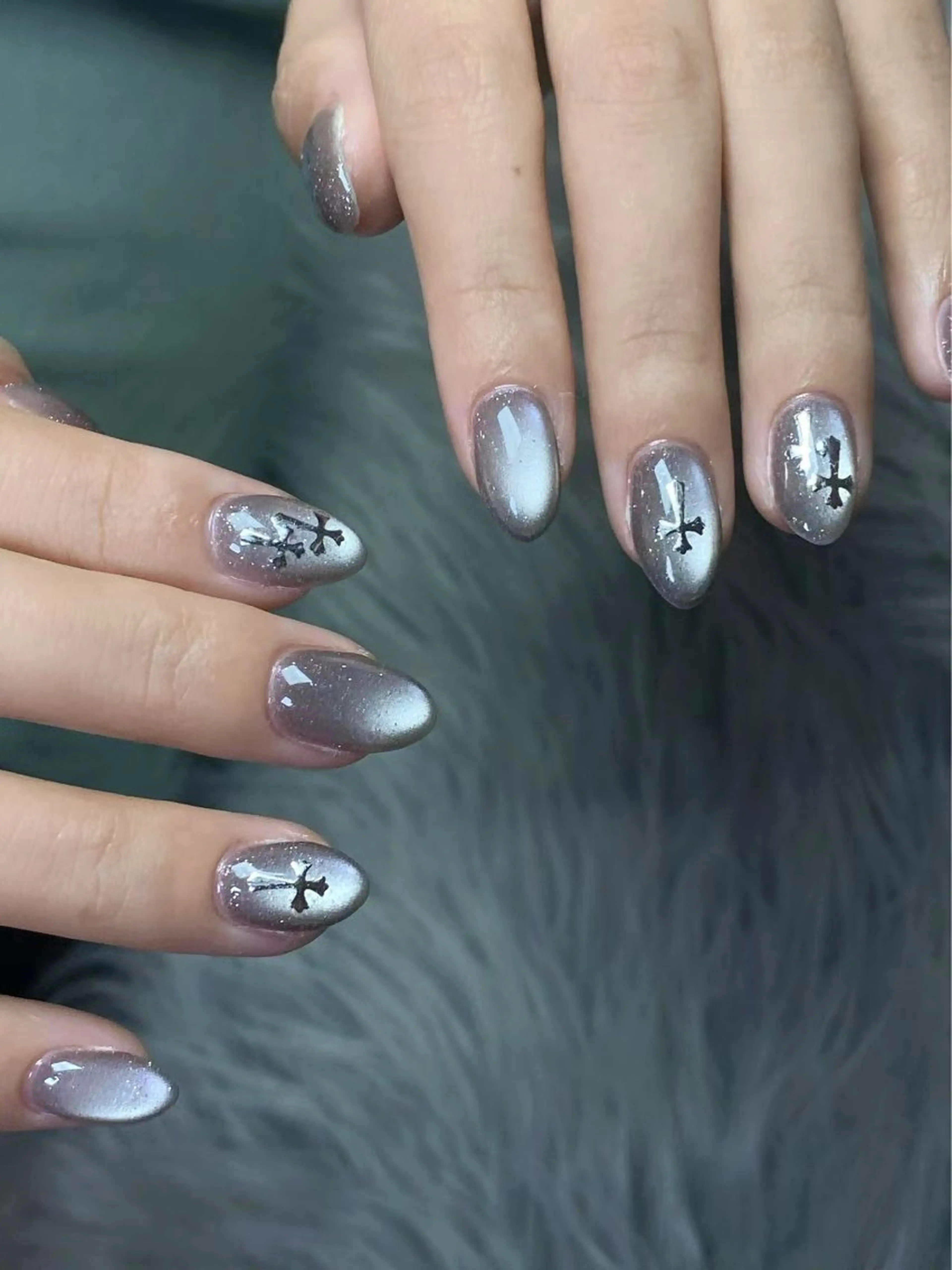 ネイル ハンドネイル Dark Honey karinのネイルデザイン