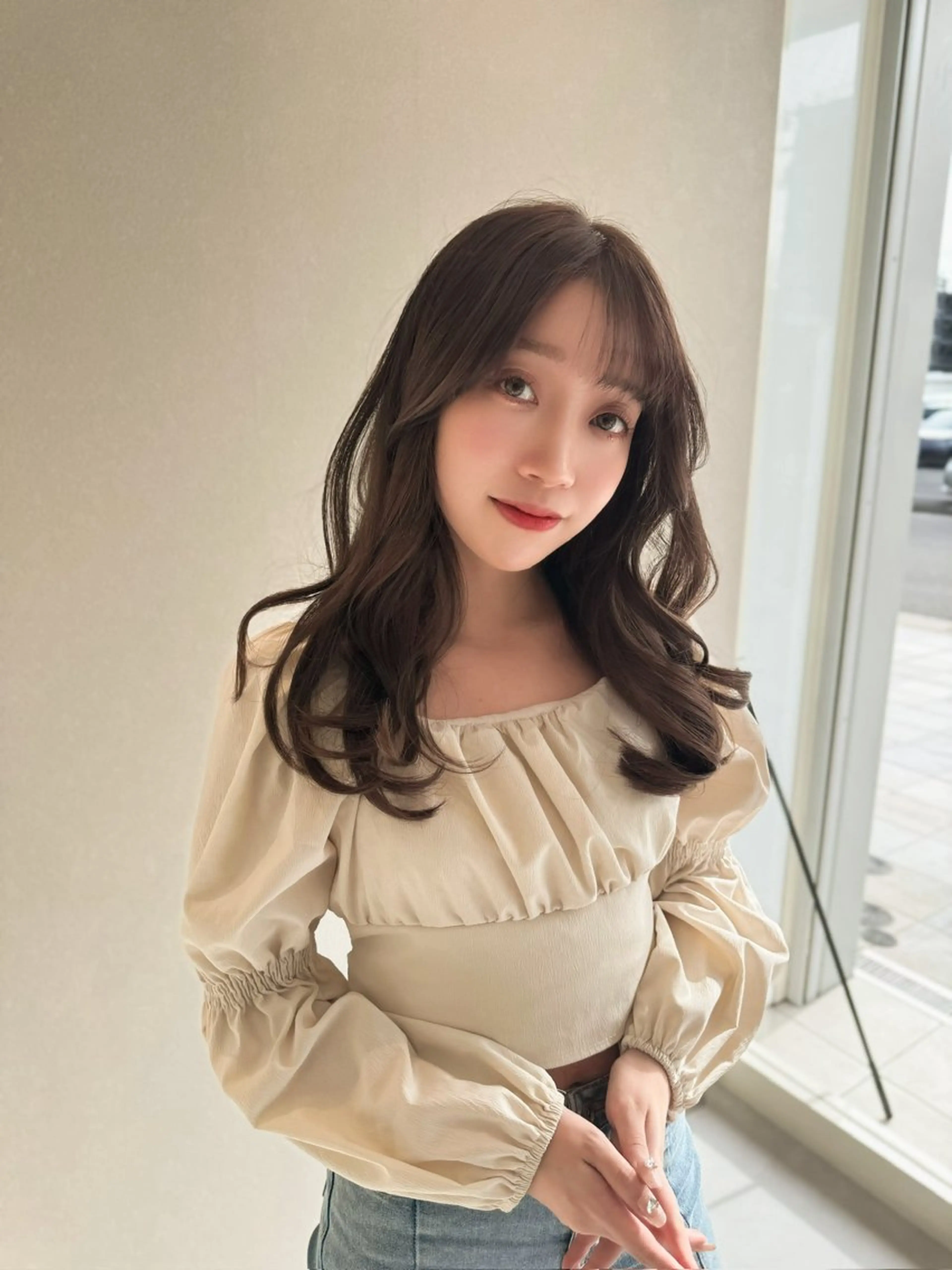 🔴🔵 何度でも利用可【褒められる】似合わせカット+極つやカラーの写真