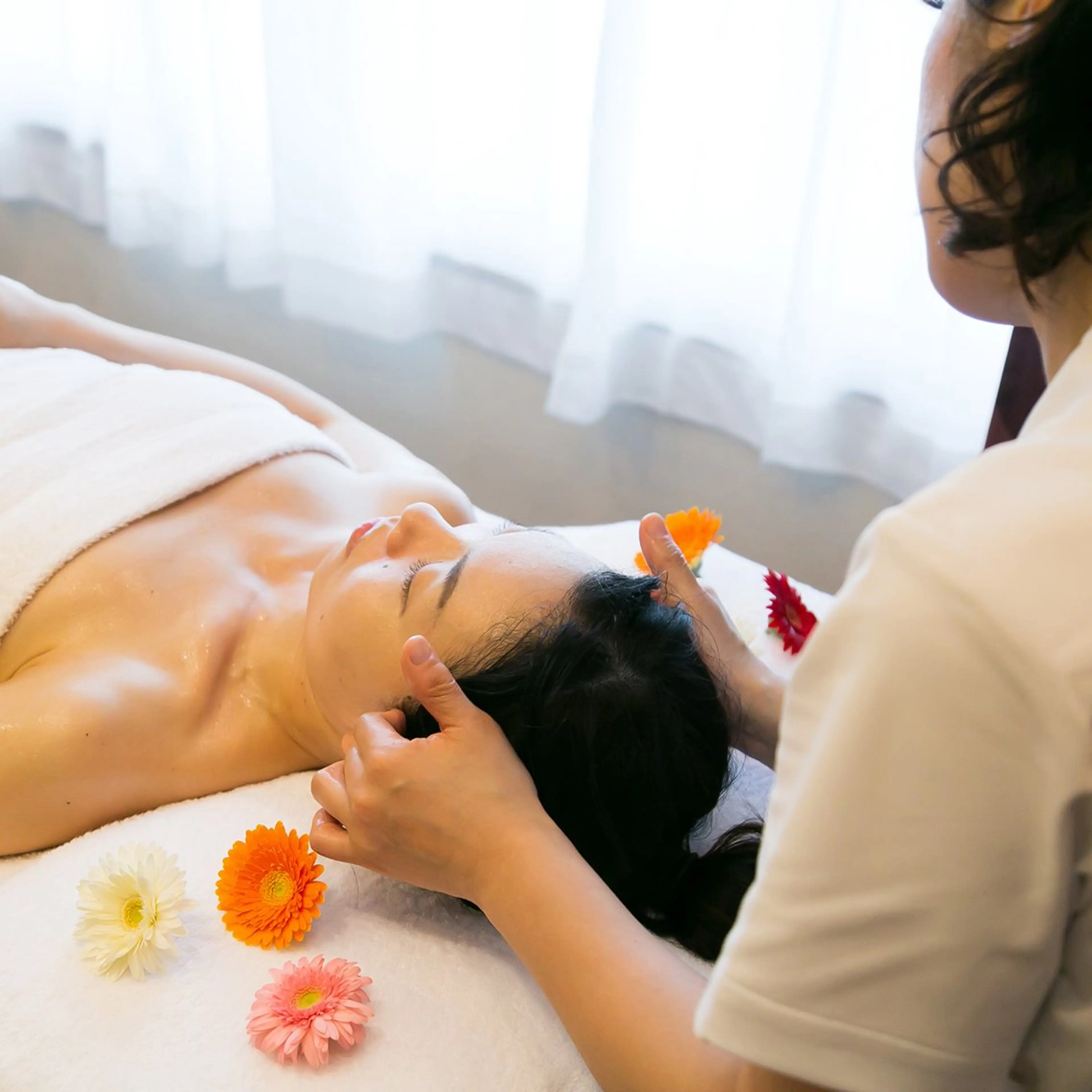 ドライヘッドスパ+アロマトリートメントの写真