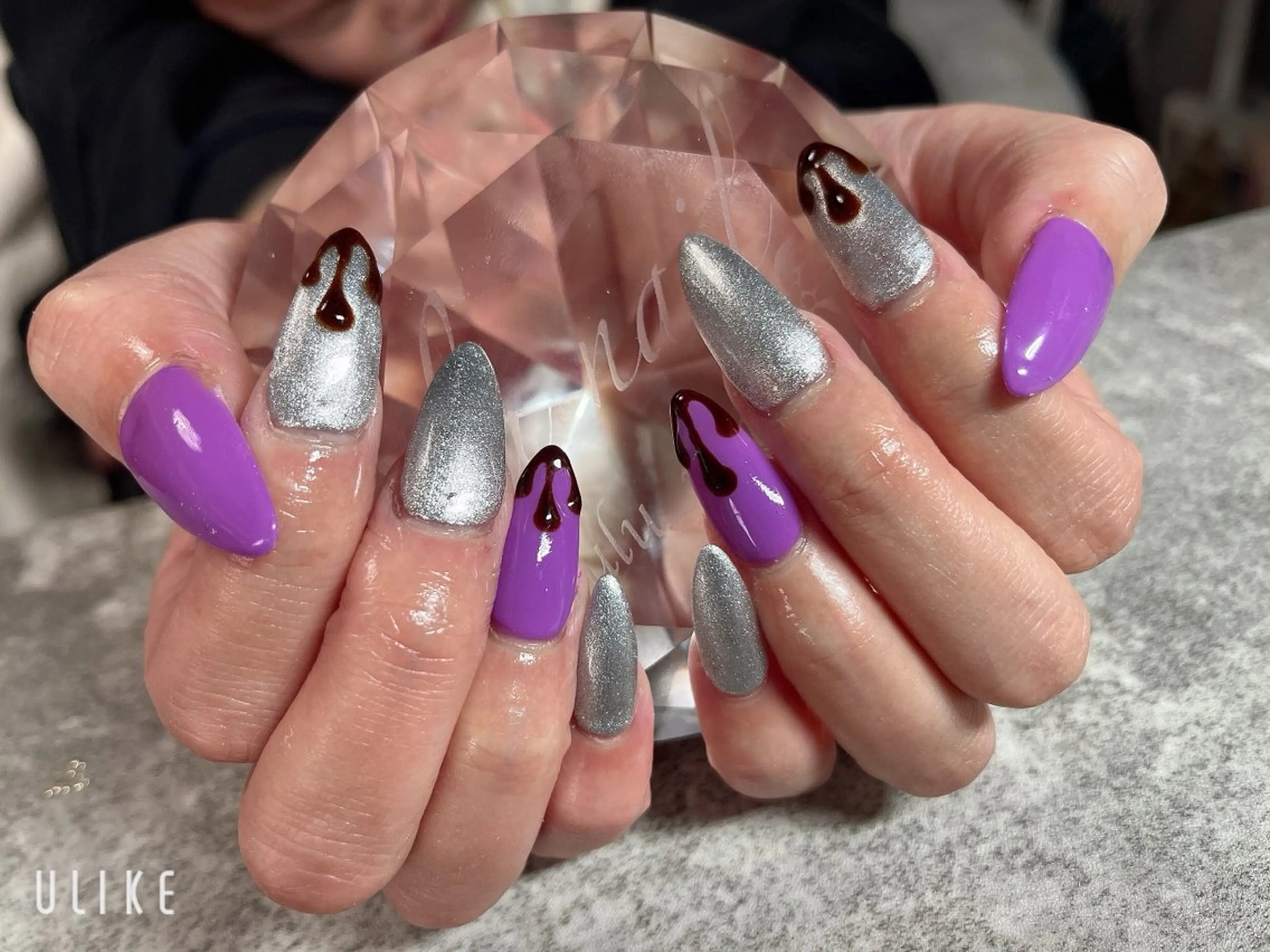 ネイル 長さ出し 持ち込み ネイルチップ 佐野 愛美のネイルデザイン