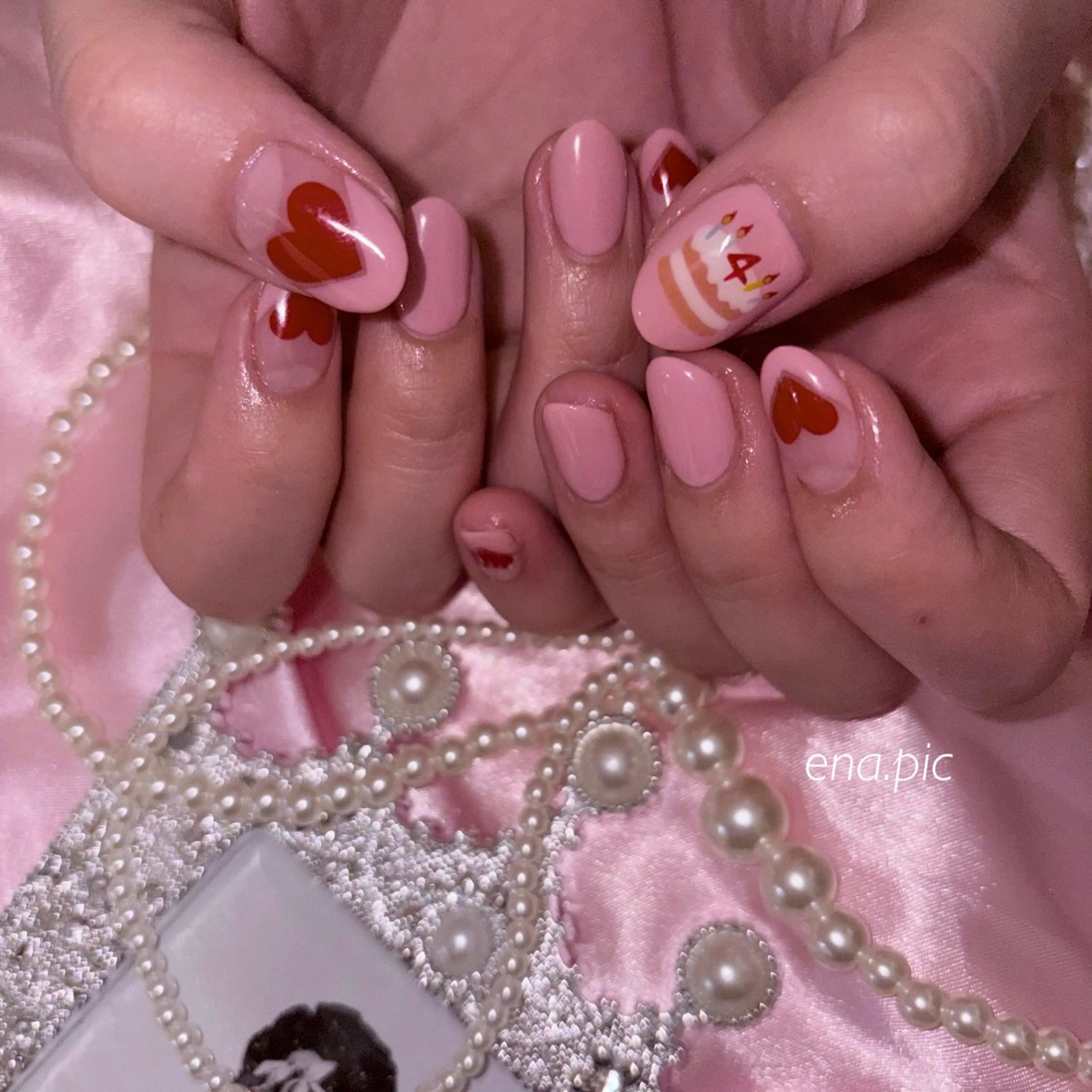 ネイル toyvenail 🖤enaのネイルデザイン