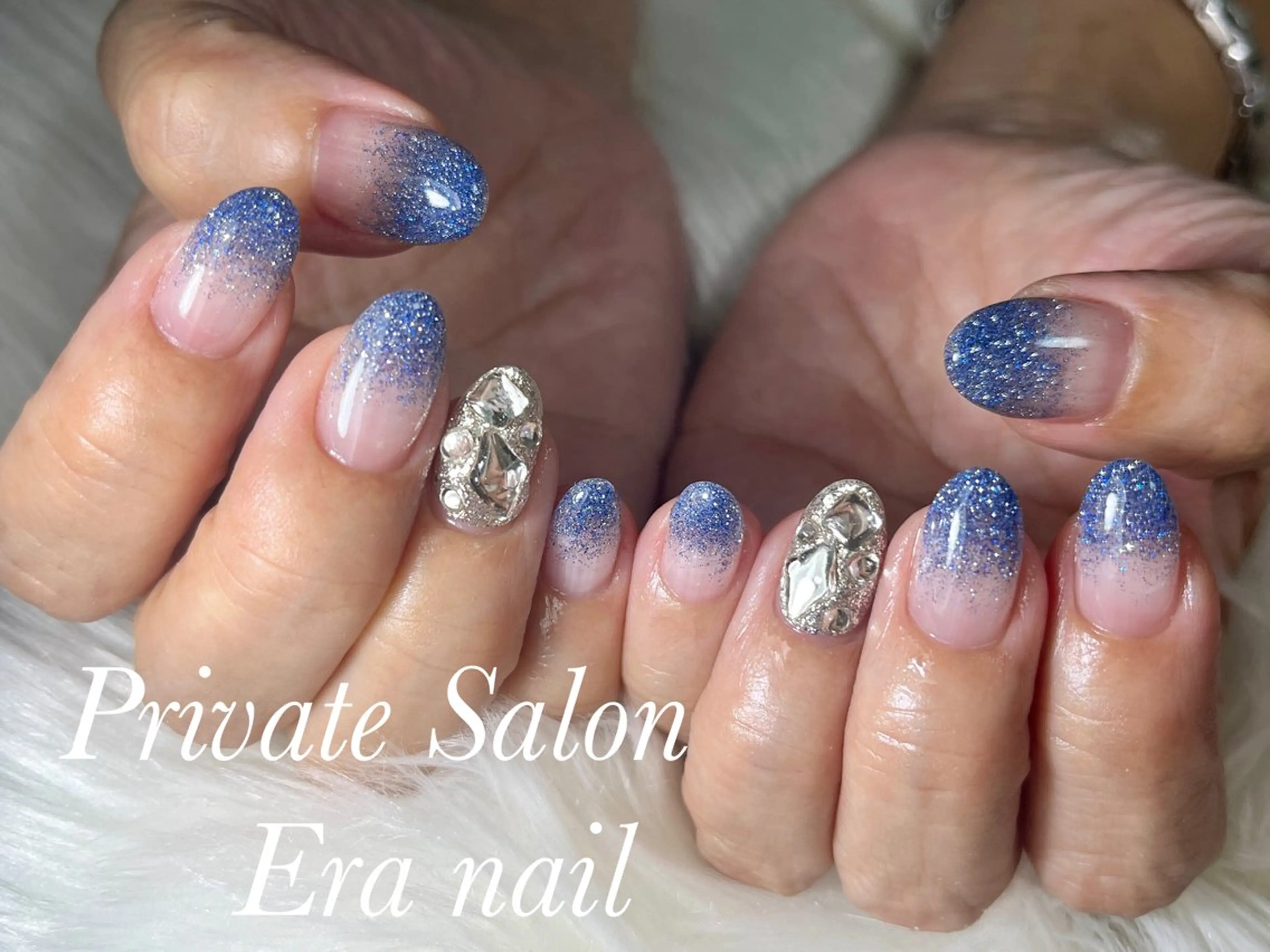 ネイル フラッシュネイル グラデーション Era nailのネイルデザイン