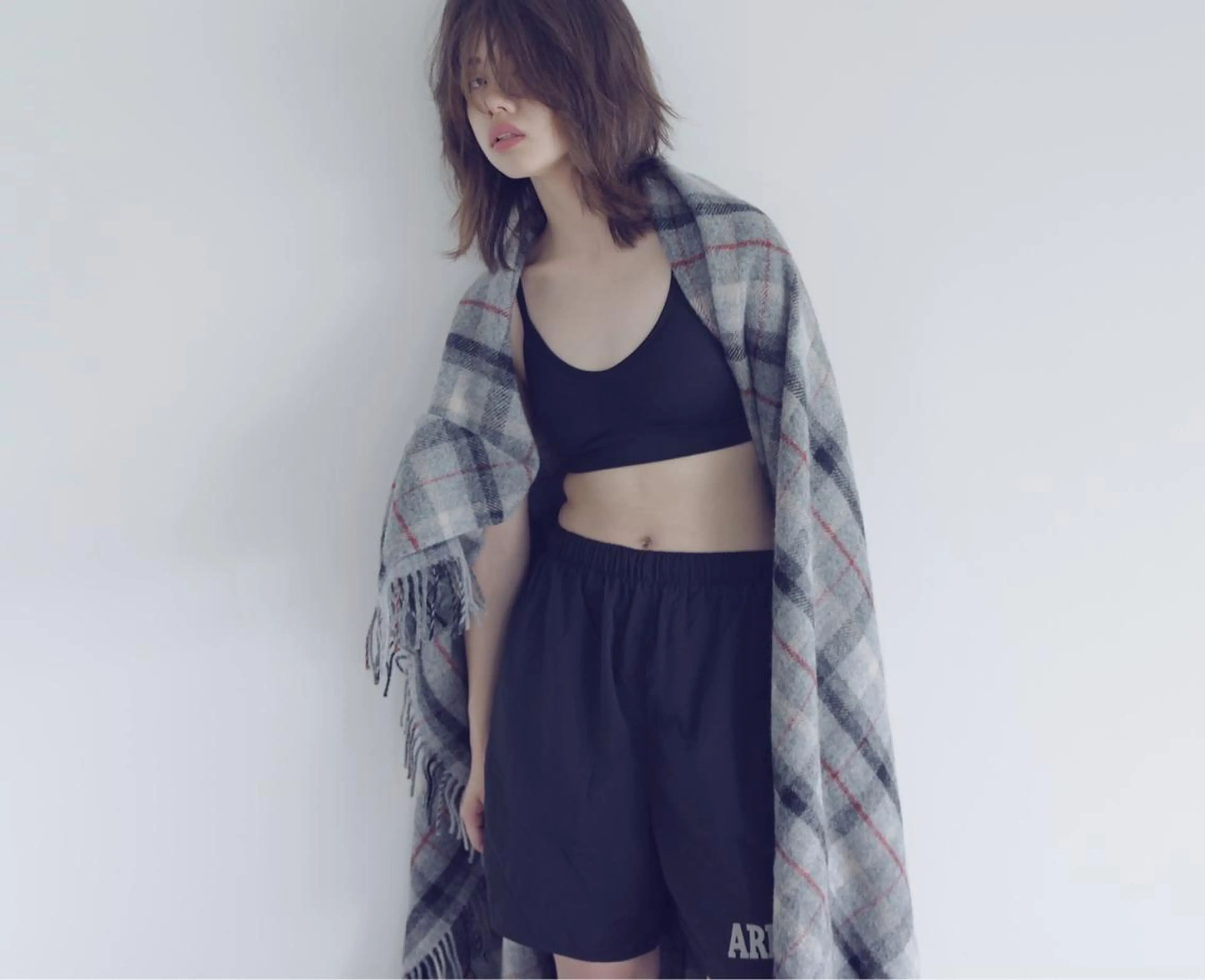 ショート ミディアム カラー クセ毛お悩みの方 四宮桂佑のヘアスタイル