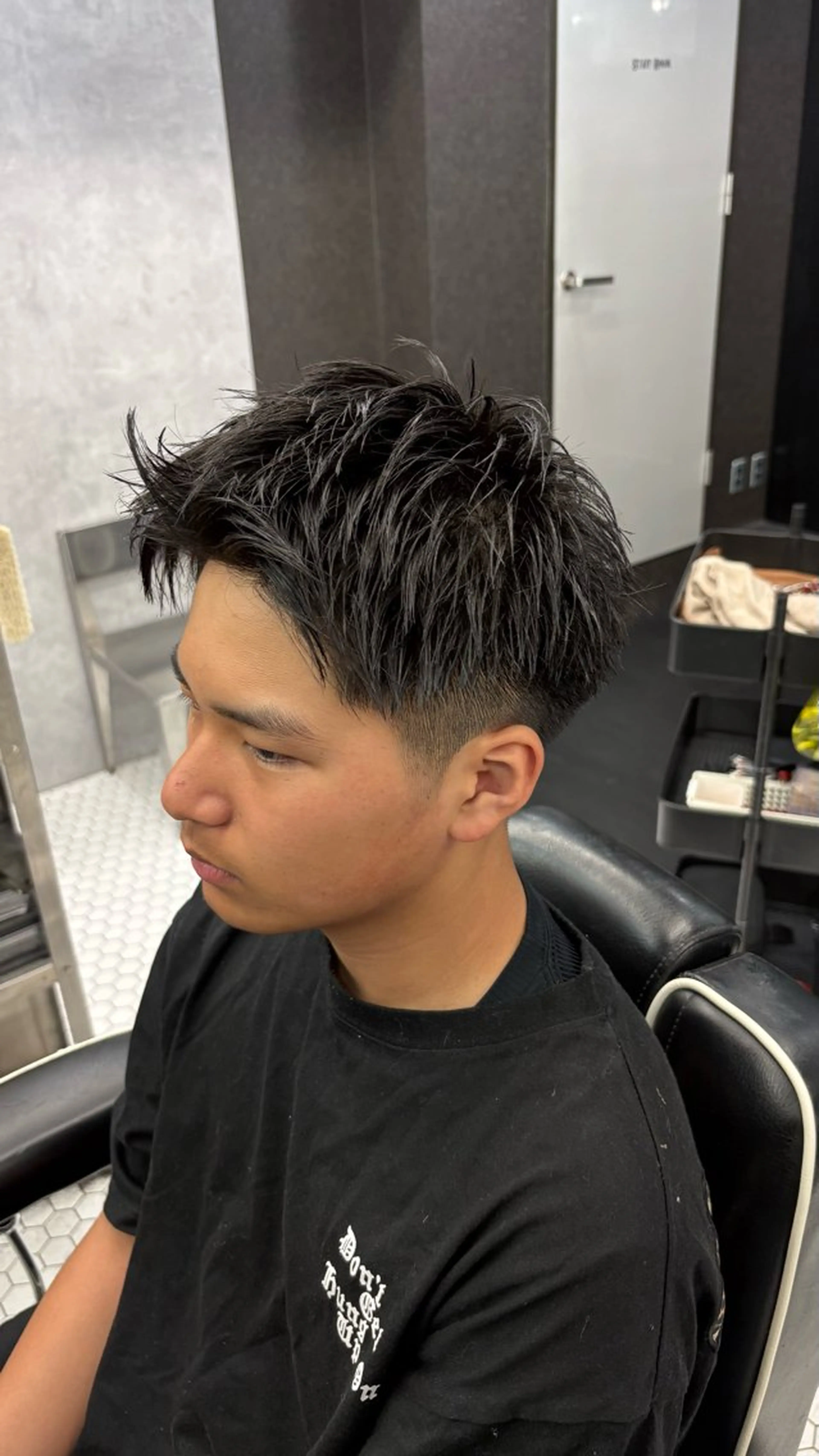 メンズ カット RIPLAY 田中凜鳳のヘアスタイル