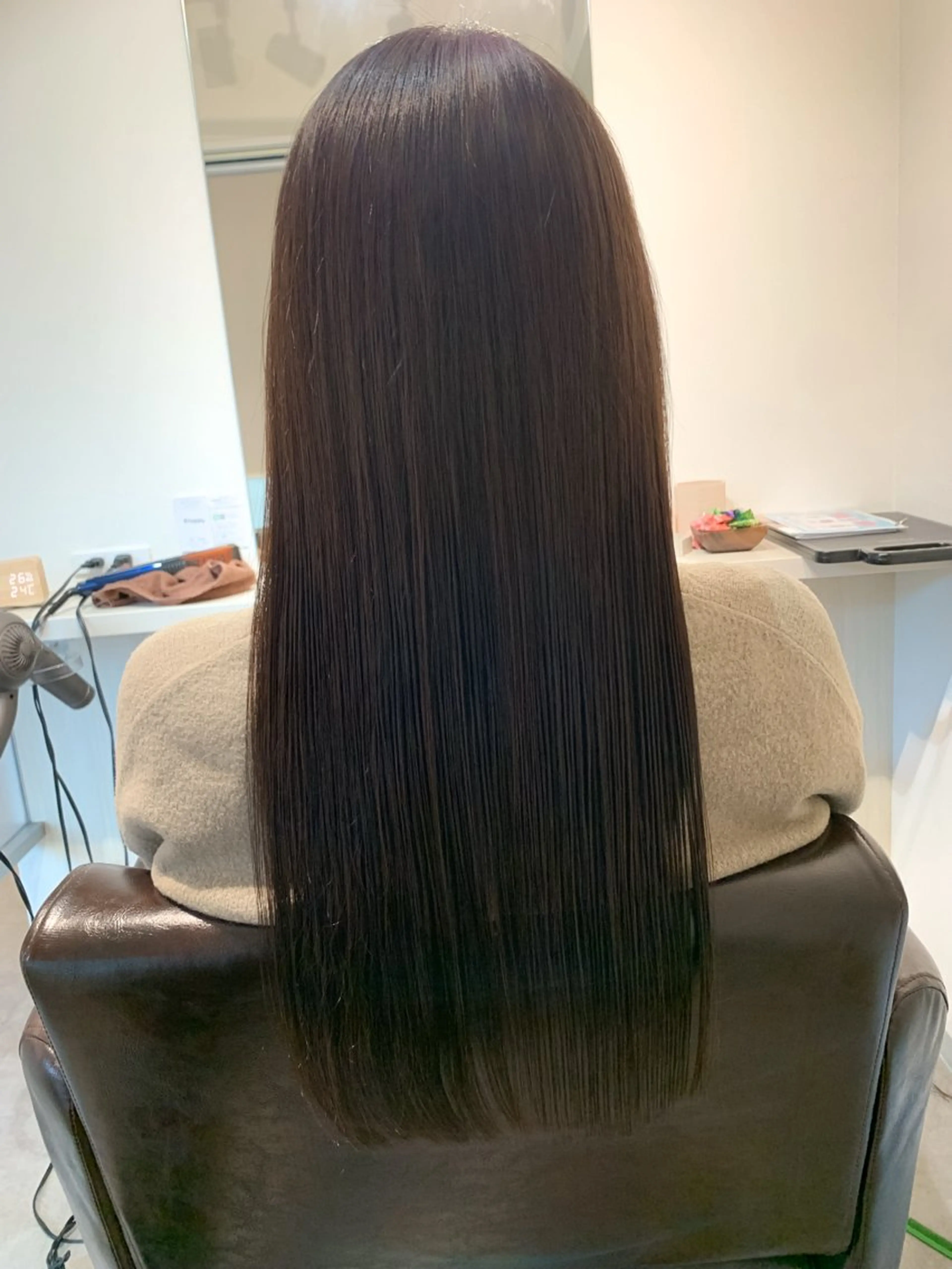 ロング パーマ 縮毛矯正 トリートメント ブリーチでもできる 縮毛矯正相原慎🌈のヘアスタイル