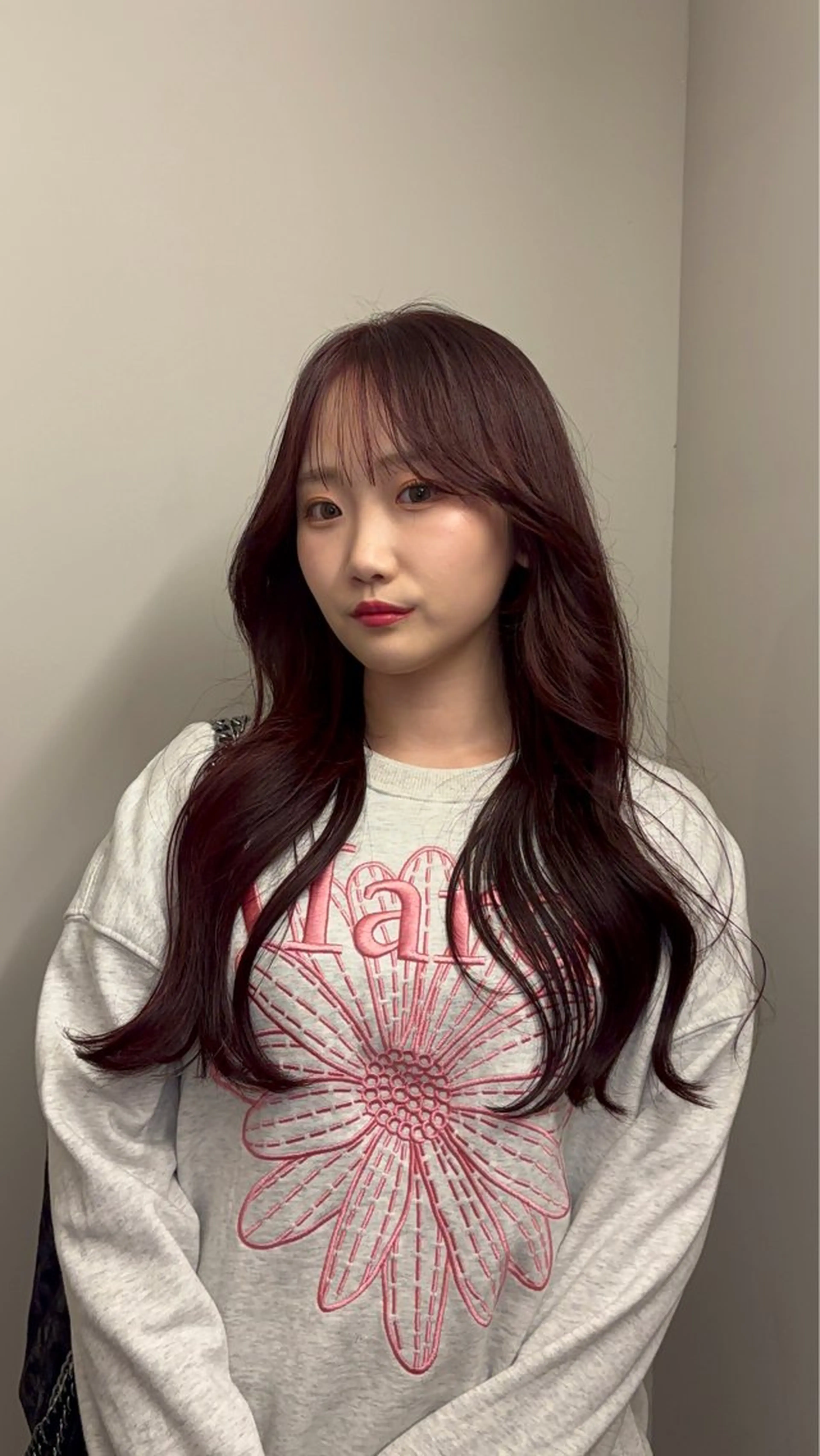 ロング カラー ブリーチ ブリーチなしカラー レッドカラー ダメージレス美容師 🌱水島侑理のヘアスタイル