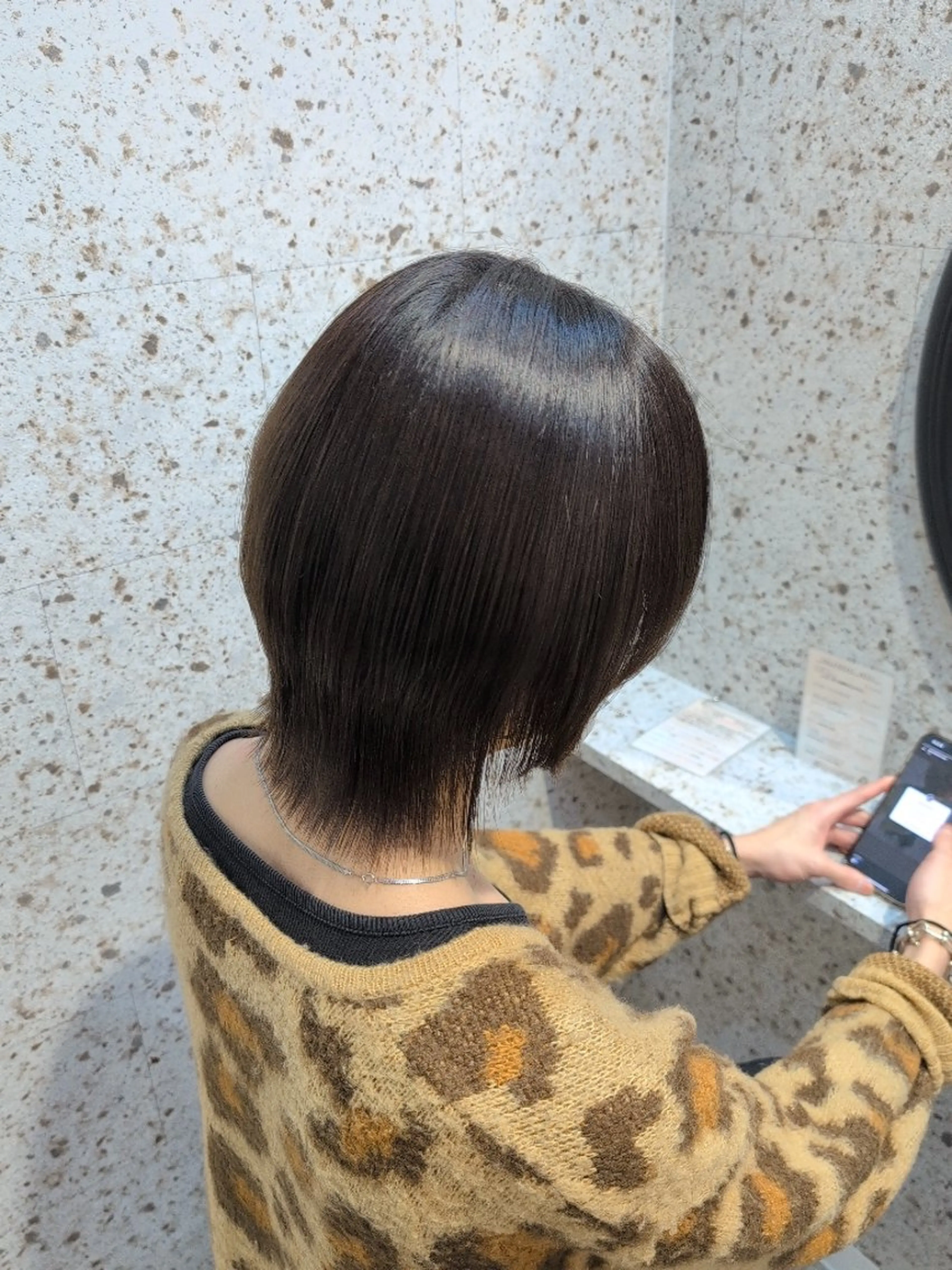 [メンズ限定]地毛風ストレート+メンテナンスカット(曲がる縮毛矯正)の写真