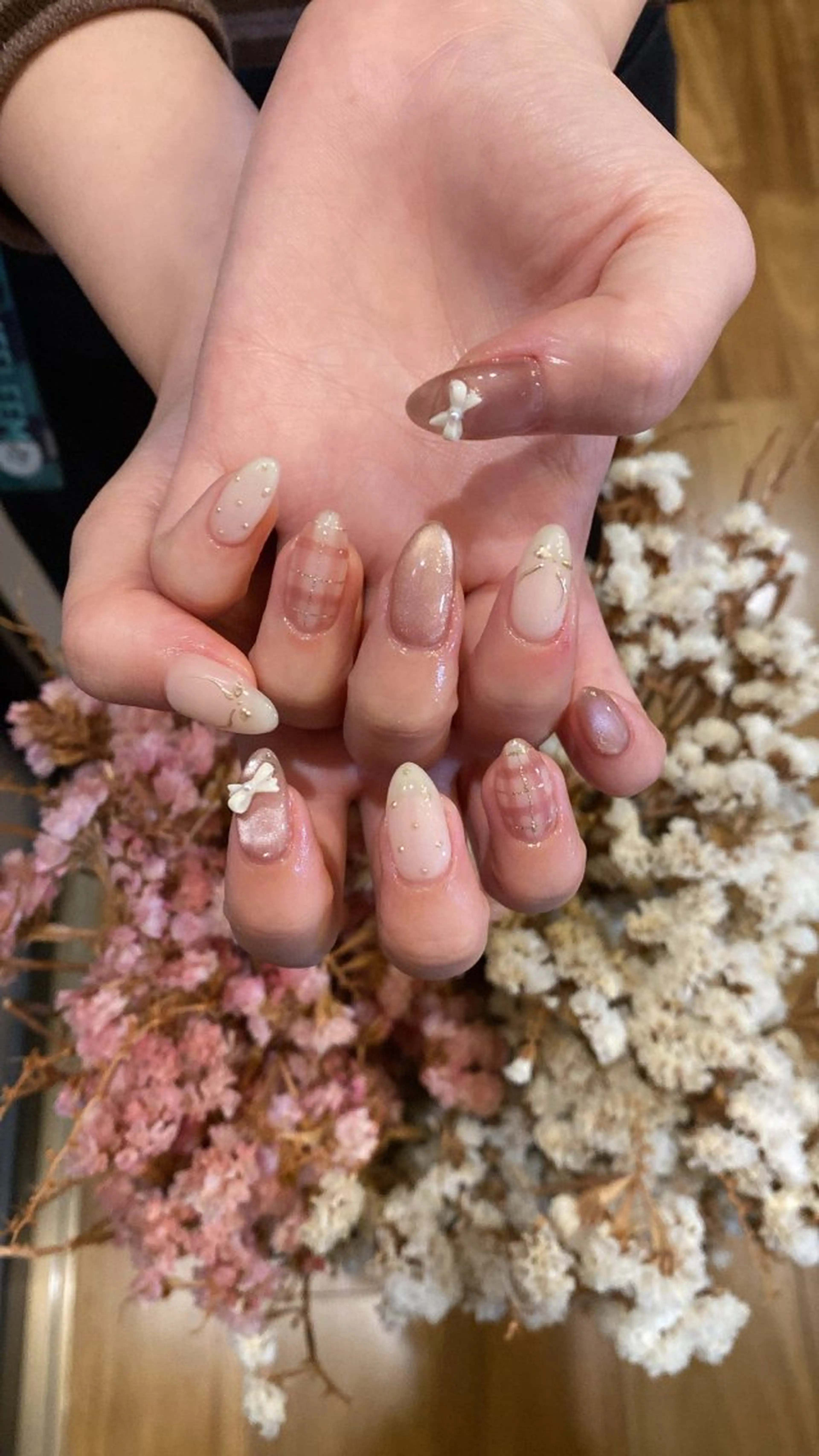 ネイル ハンドネイル crystal ⭐︎ colorのネイルデザイン