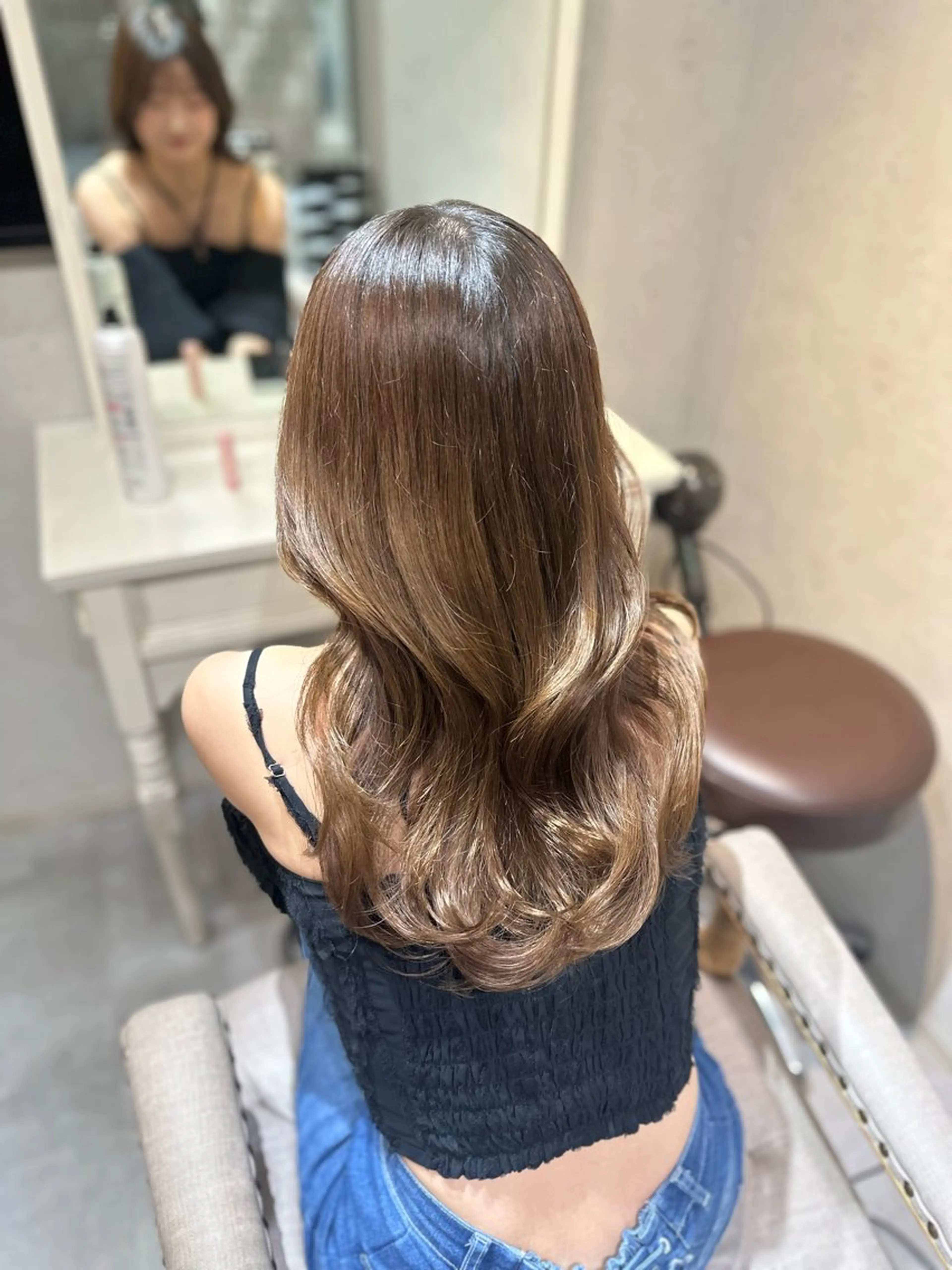 セミロング カラー カット ヘアカラー トリートメント silk-lei🌈 川井雄太のヘアスタイル