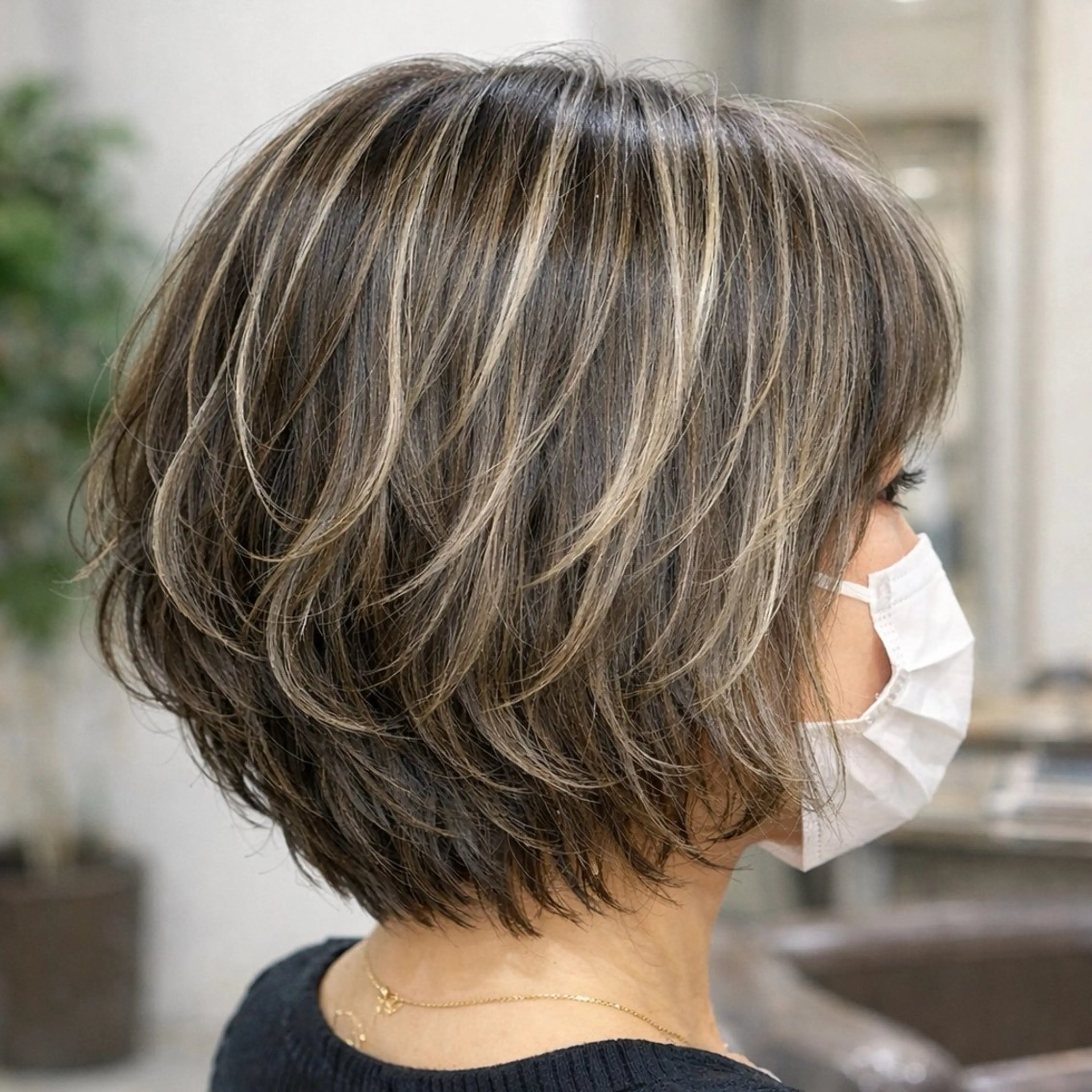 カラー バレイヤージュ デザインカラー ハイライトカラー ヘアカラー 白髪ぼかしのプロ ✨たいきのヘアスタイル