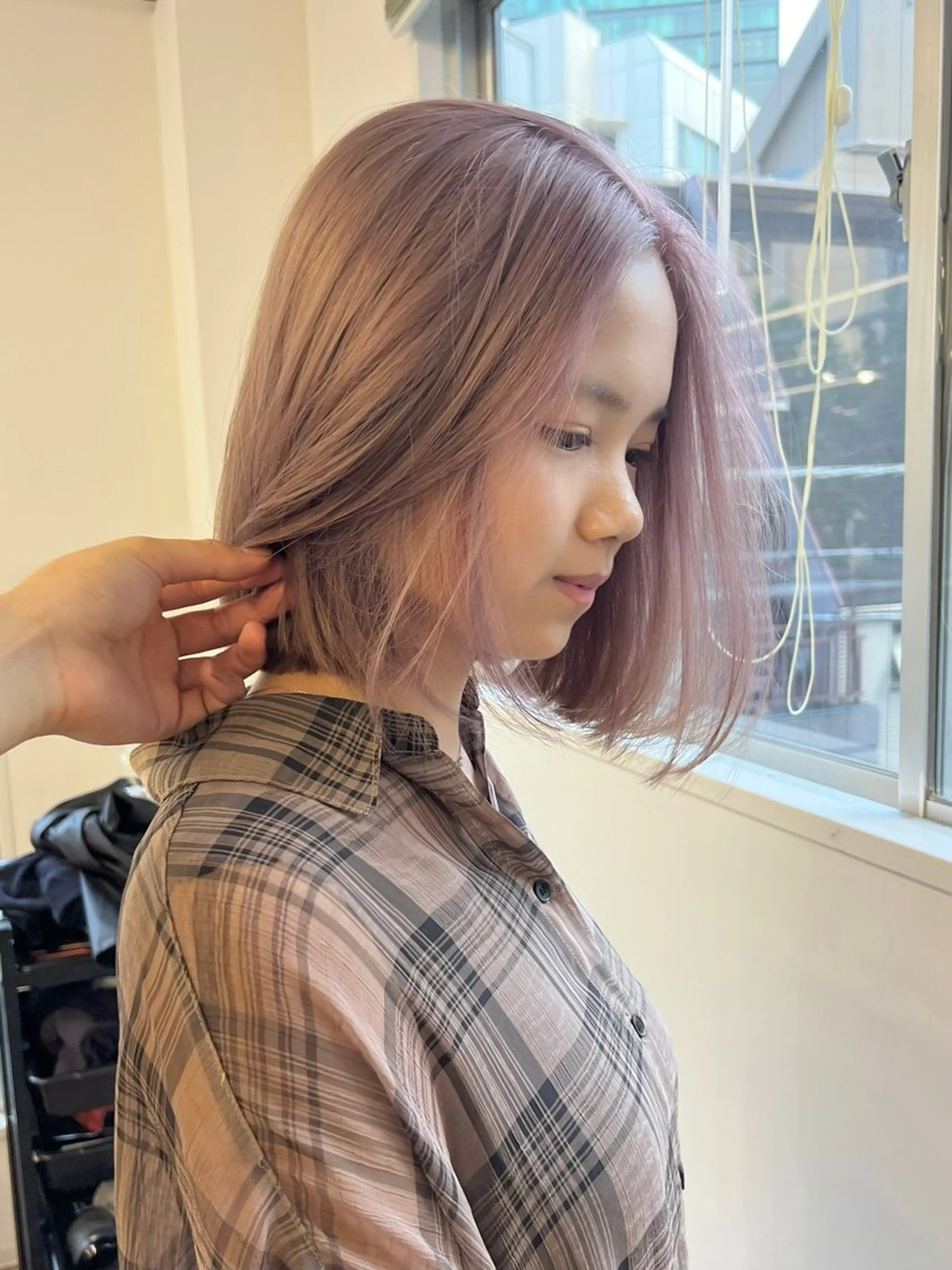 ミディアム カラー アッシュ ベージュカラー ブリーチ ブロンド ブラウンカラー カット ヘアカラー トリートメント ブリーチ　ハイトーン 特化🌈フジタハルキのヘアスタイル