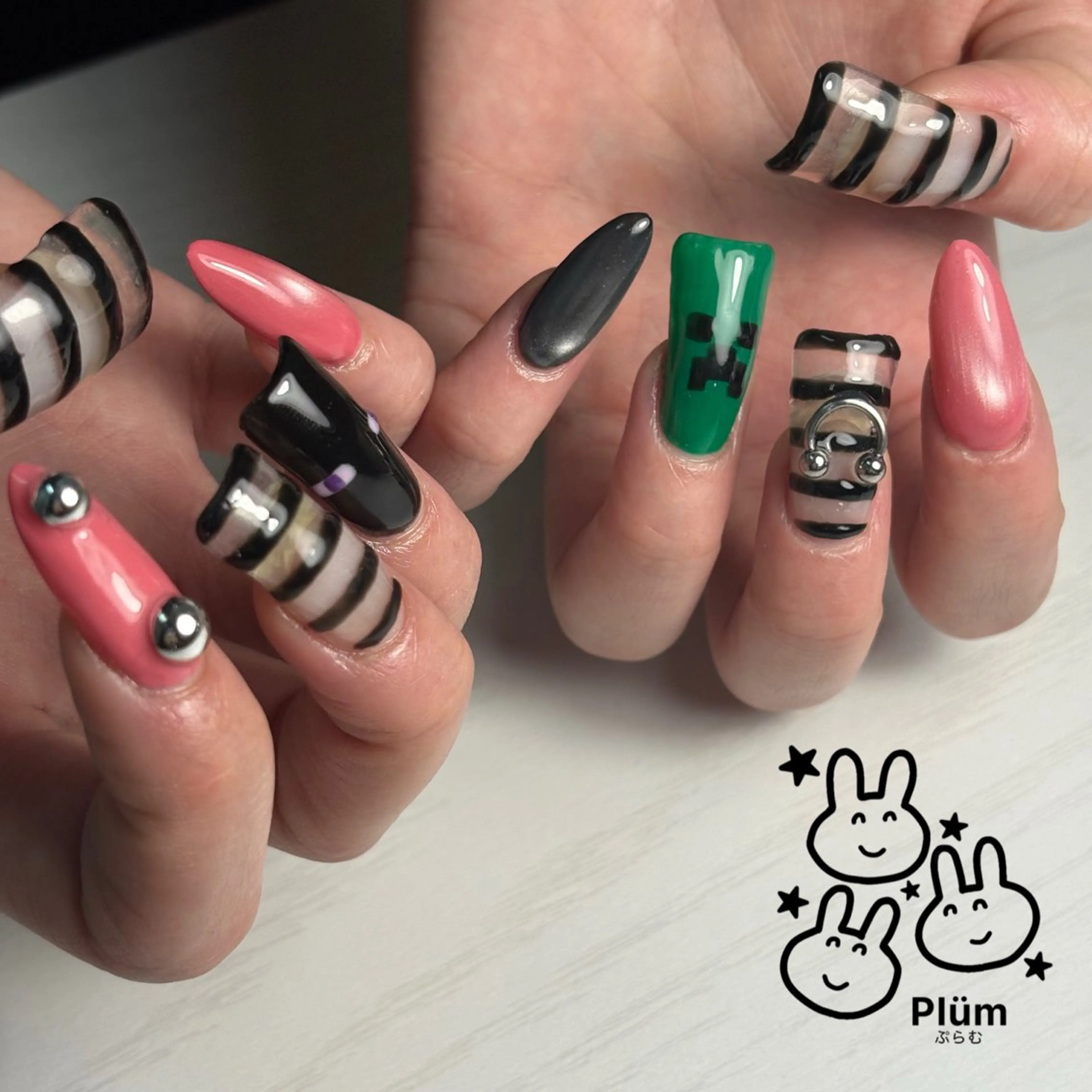 ネイル ハンドネイル Plüm 実李のネイルデザイン