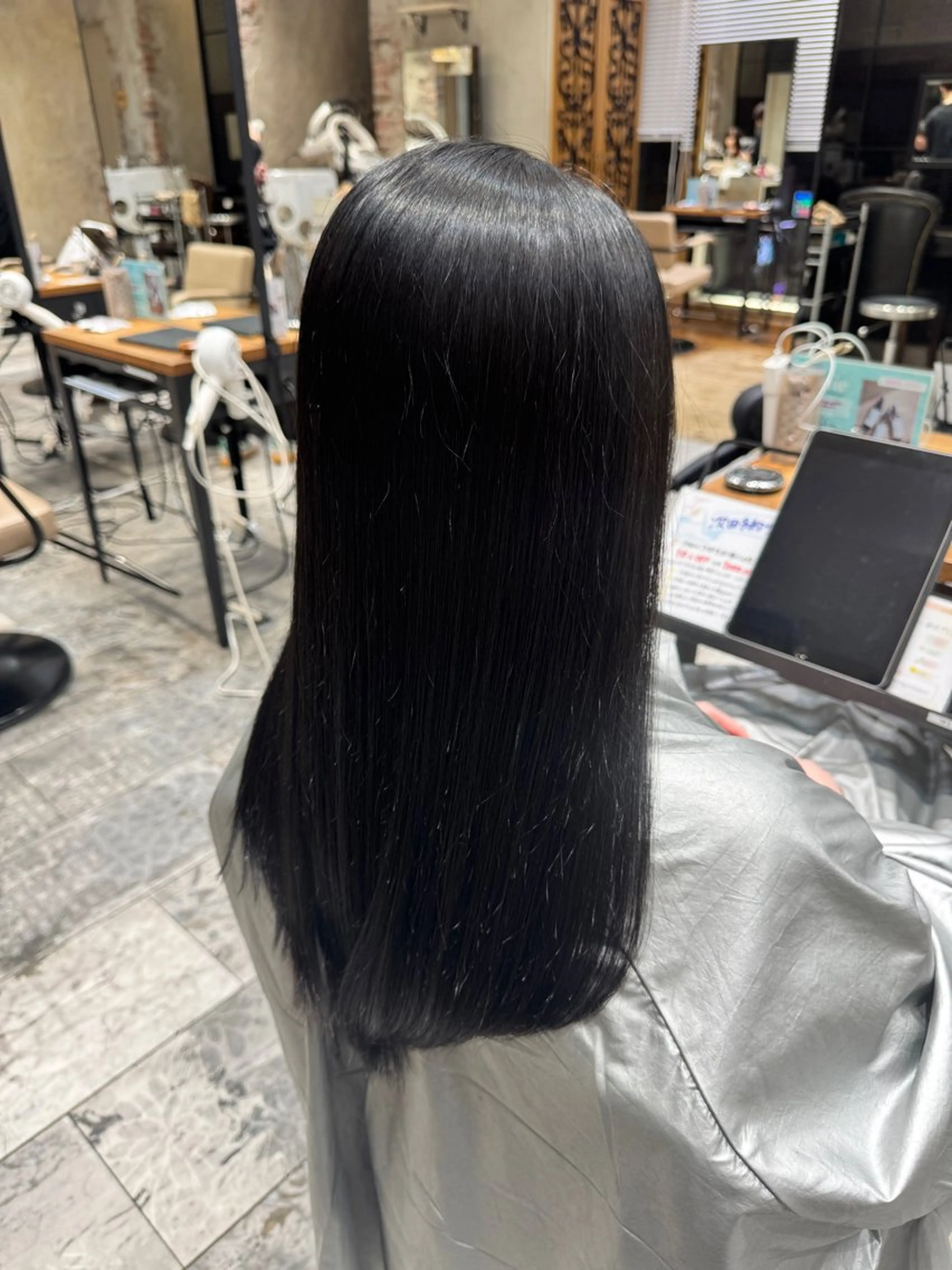 ロング カラー 新宿/透明感カラー/ 髪質改善/早野大空のヘアスタイル