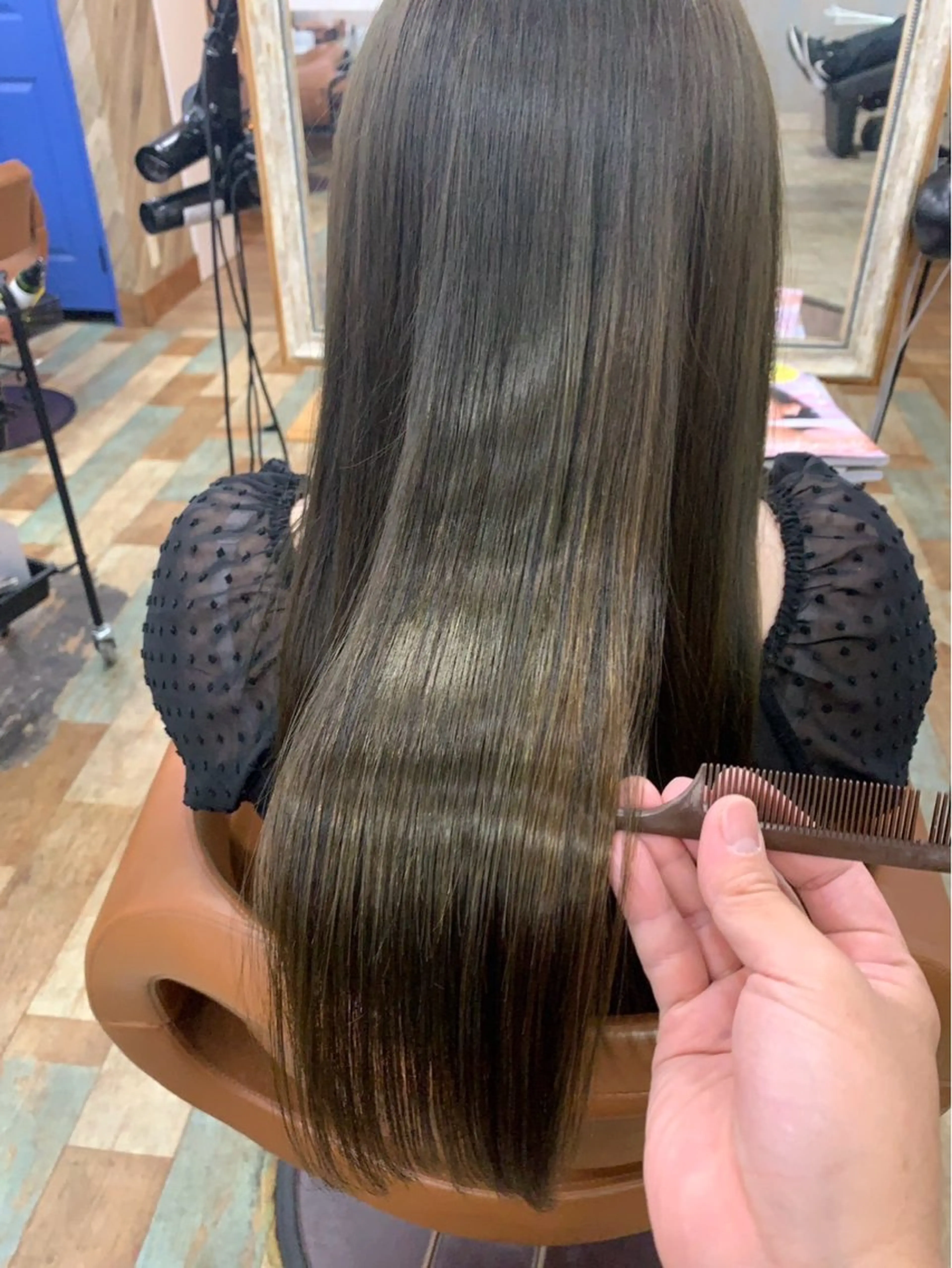 セミロング カラー Hair's RooMのヘアスタイル