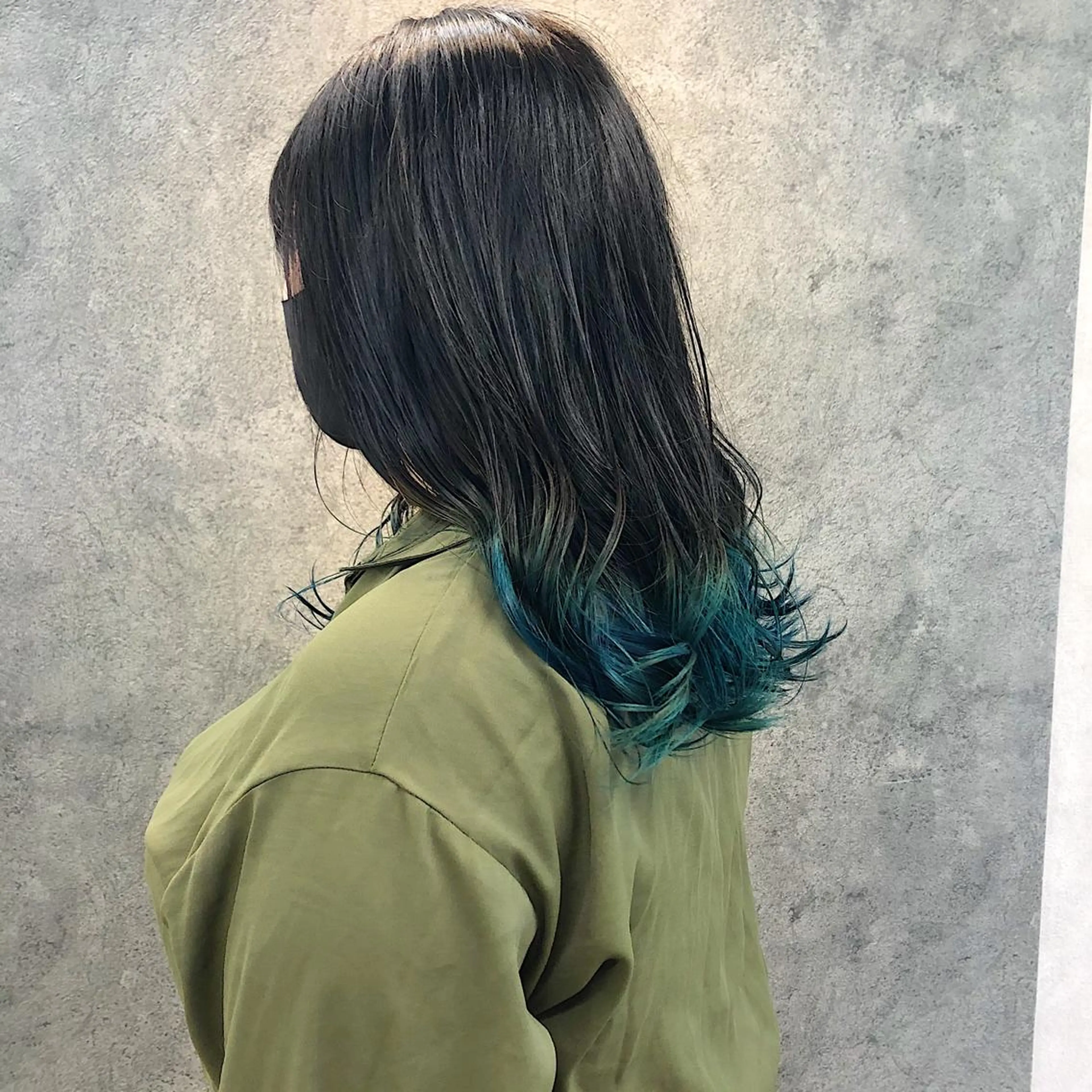 セミロング ヘアカラー トリートメント 所渉/韓国レイヤー /ウルフカットのヘアスタイル