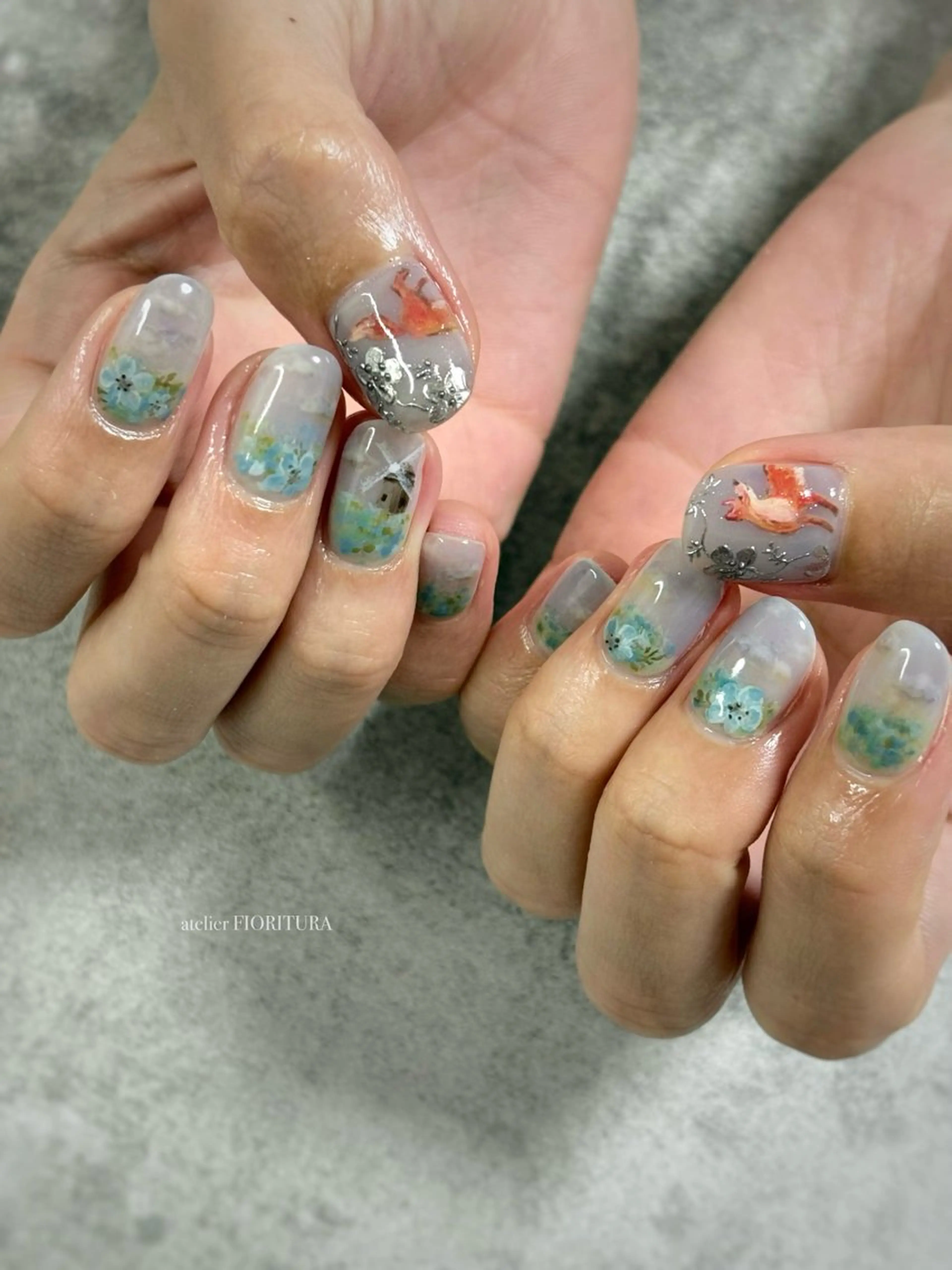 ネイル ハンドネイル FIORITURA Maikoのネイルデザイン