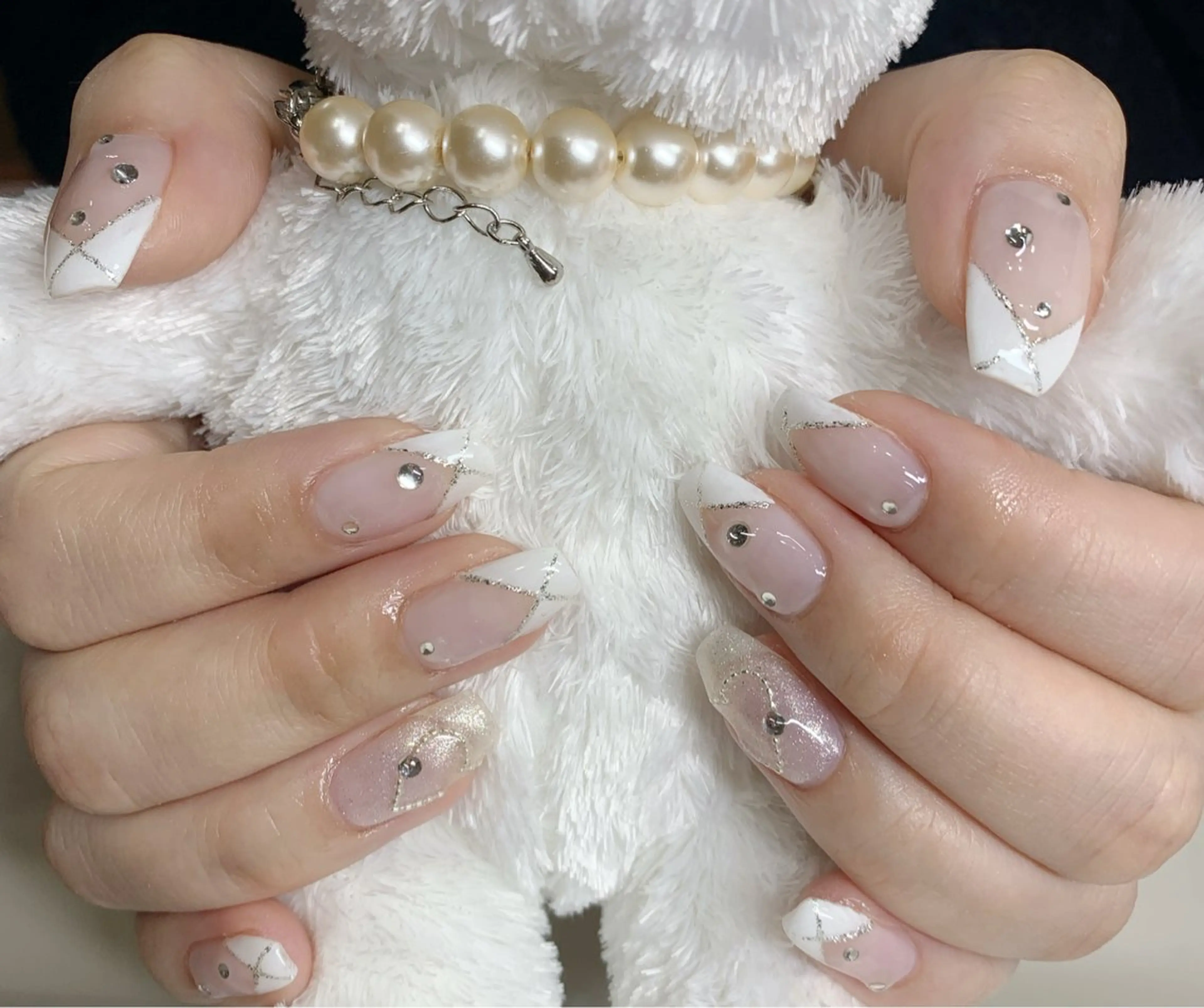 ネイル ハート ハンドネイル AI NAのネイルデザイン