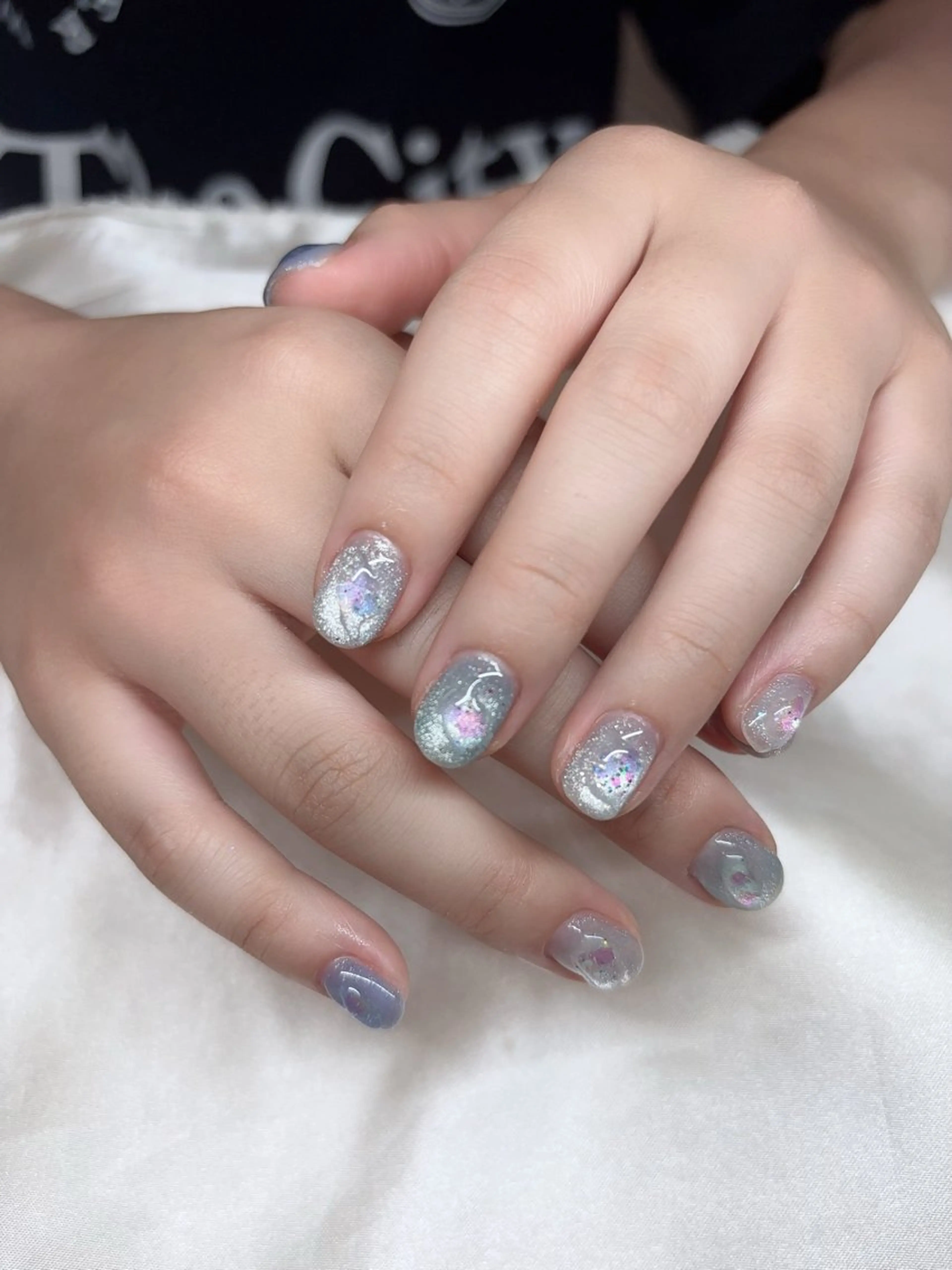 ネイル 韓国ネイル 持ち込み ニュアンスネイル ネイルチップ ハンドネイル TABI ANA.CHUOのネイルデザイン